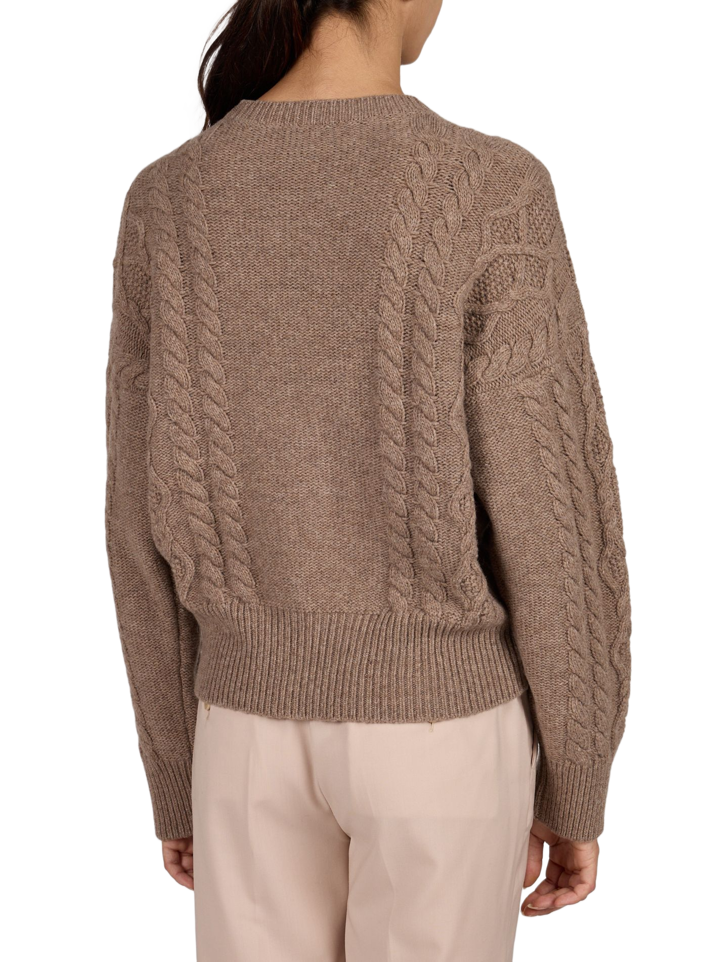Pull oversize en laine MAX MARA WEEK END Marron