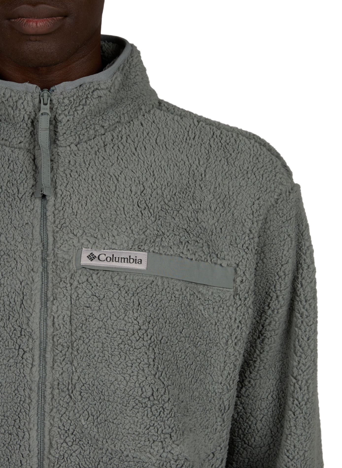 Oversized high-neck jacket COLUMBIA Grey