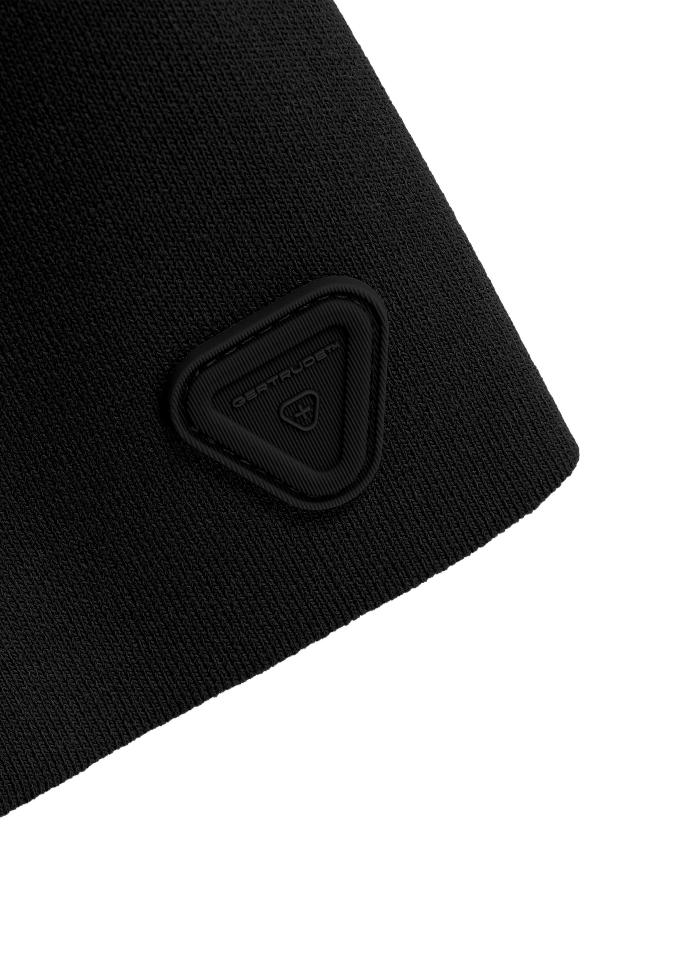 Polo manches courtes Lulu à col zippé en maille GERTRUDE Black