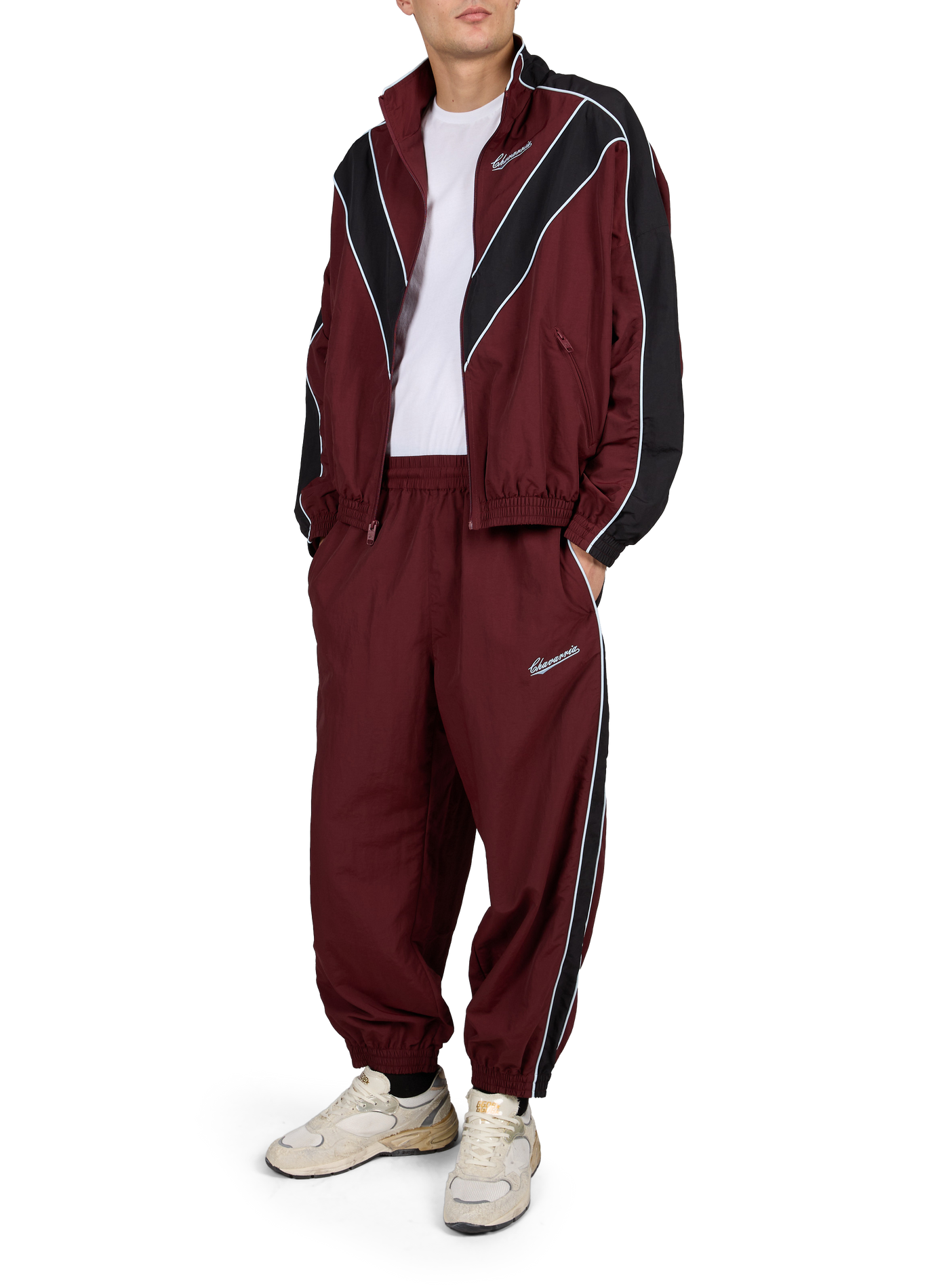 Plain straight-leg Bad Boy joggers WILLY CHAVARRIA Red