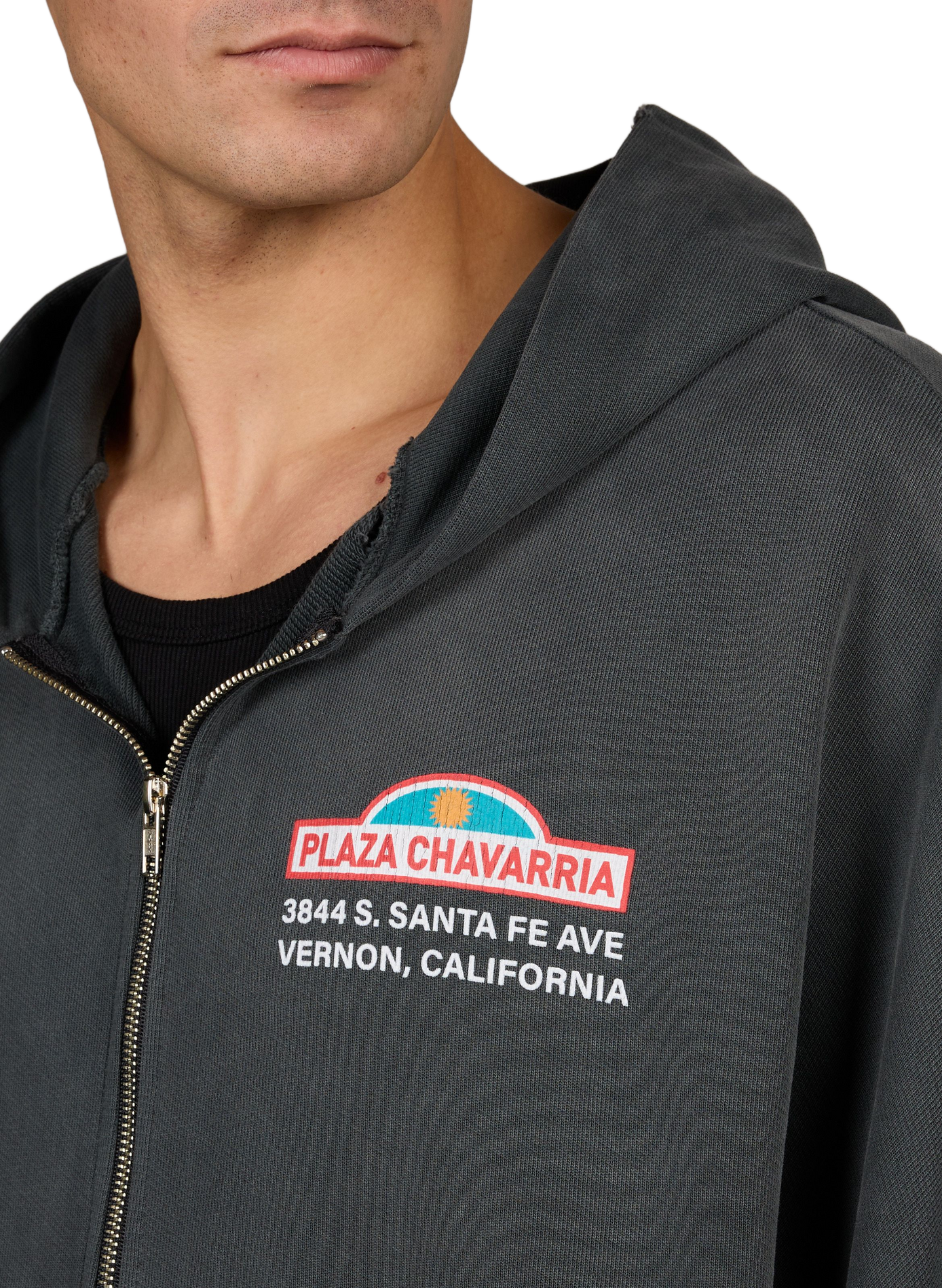 Cotton hooded sweatshirt WILLY CHAVARRIA Grey