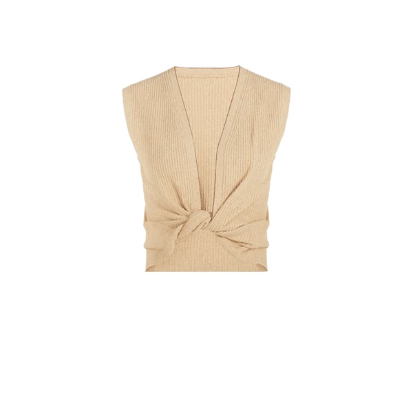 Le Haut Noué en coton mélangé