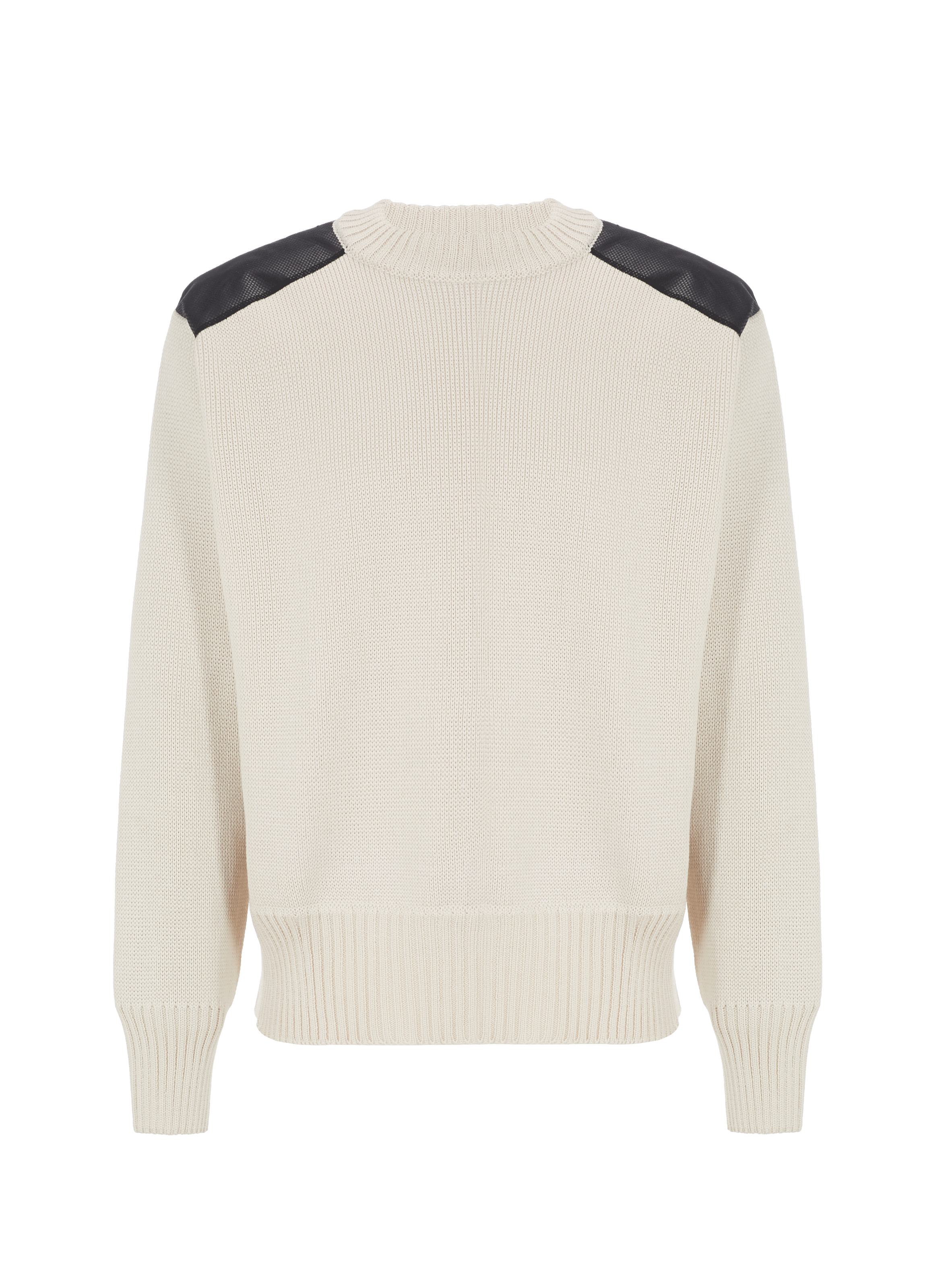 Pull col rond en laine