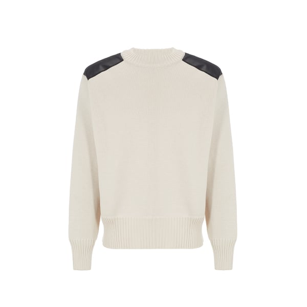 Pull col rond en laine