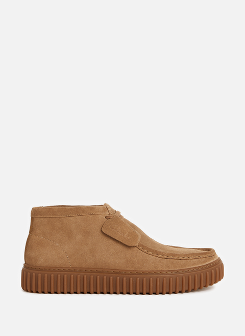 Torhill Suede Shoes BrownCLARKS 