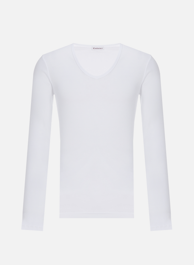 Long-sleeved cotton polo shirt EMINENCE
