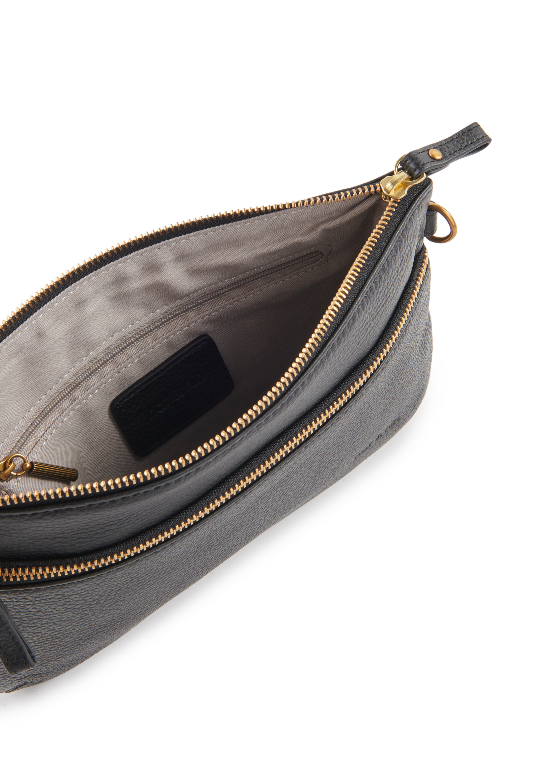 Vicky grained leather shoulder bag NAT & NIN Black