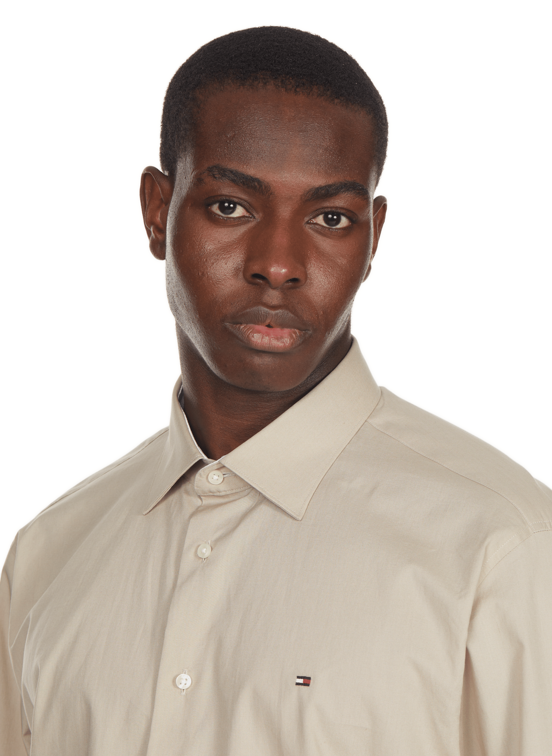  Cotton shirt TOMMY HILFIGER Beige