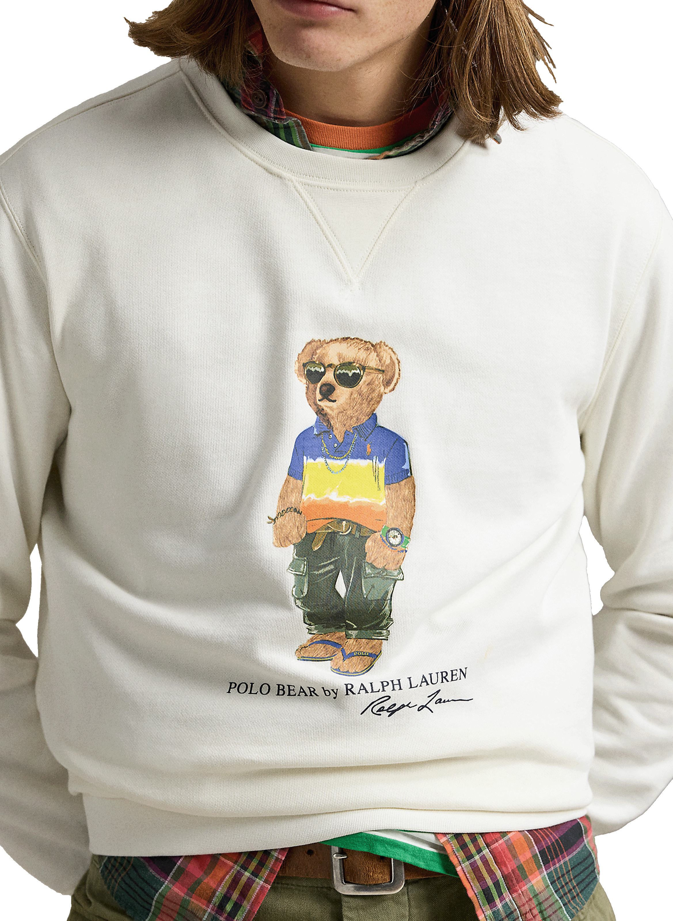 Sweatshirt en coton POLO RALPH LAUREN Blanc