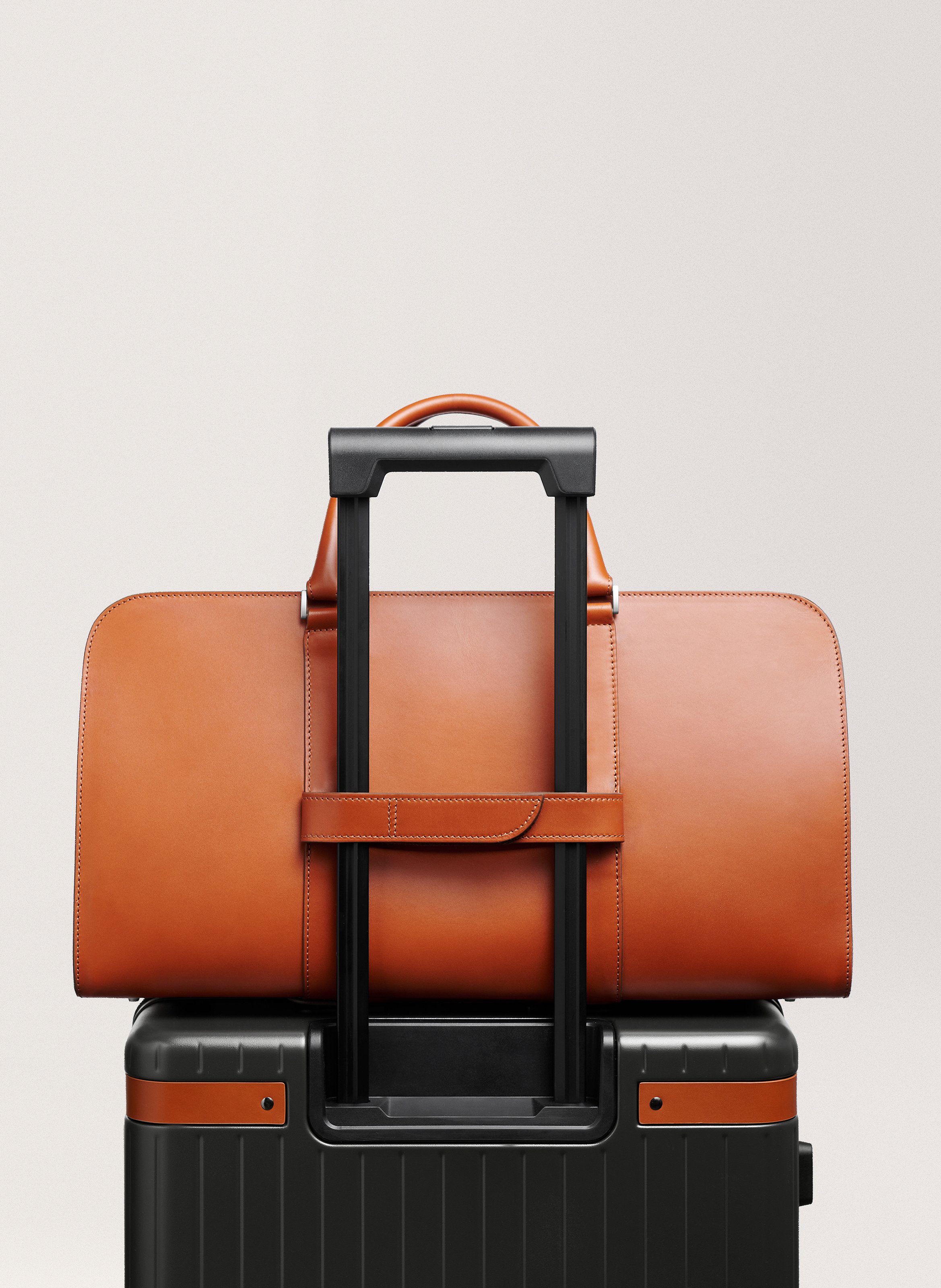 Attache 'Smart holder' en cuir vachetta CARL FRIEDRIK Marron