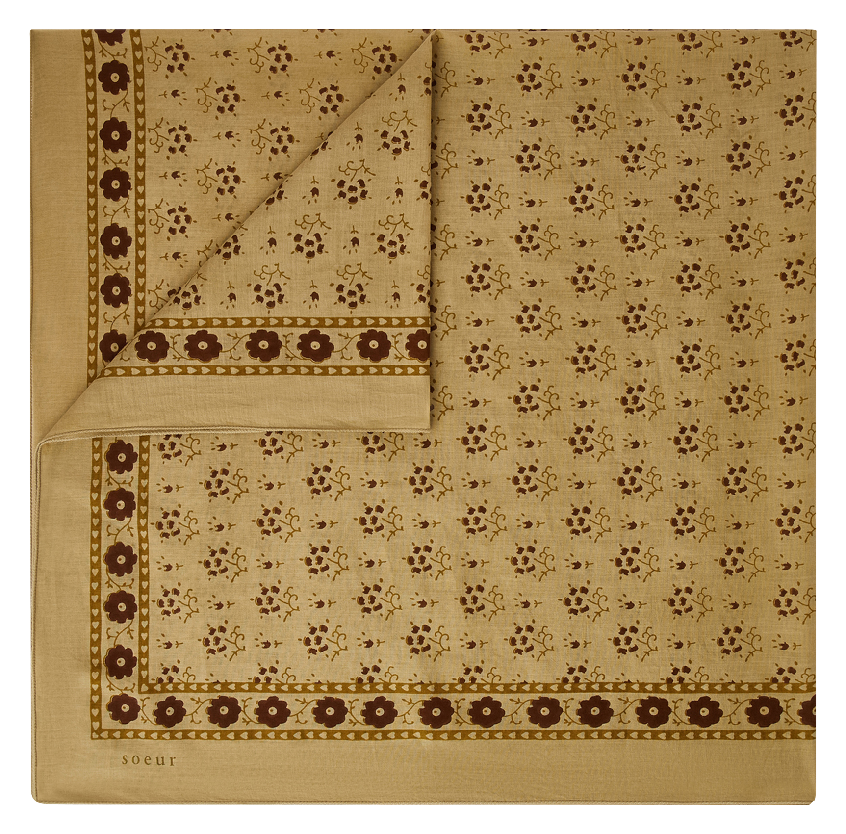 Foulard imprimé SOEUR Beige