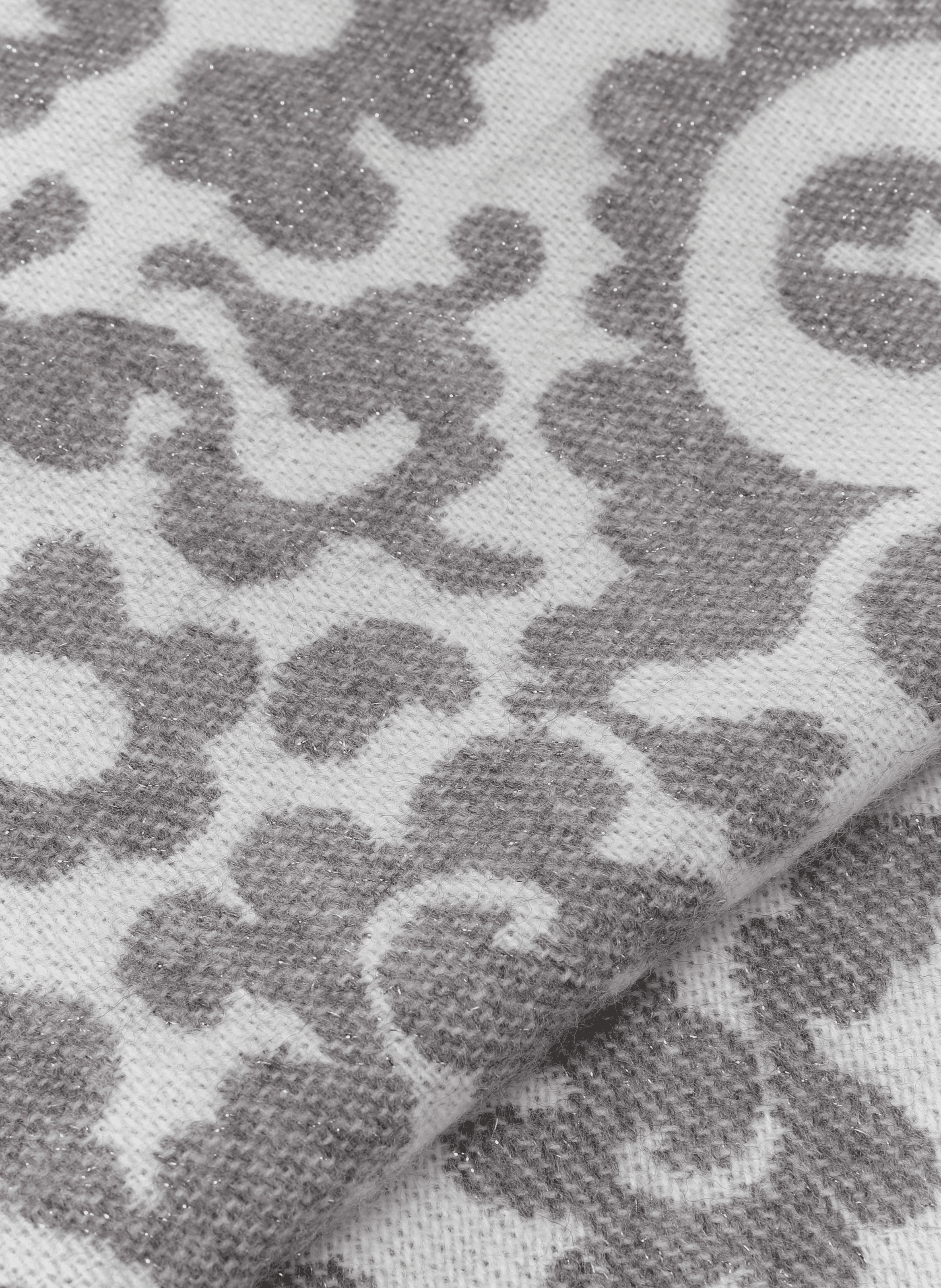 Jacquard-print scarf AU PRINTEMPS PARIS Grey