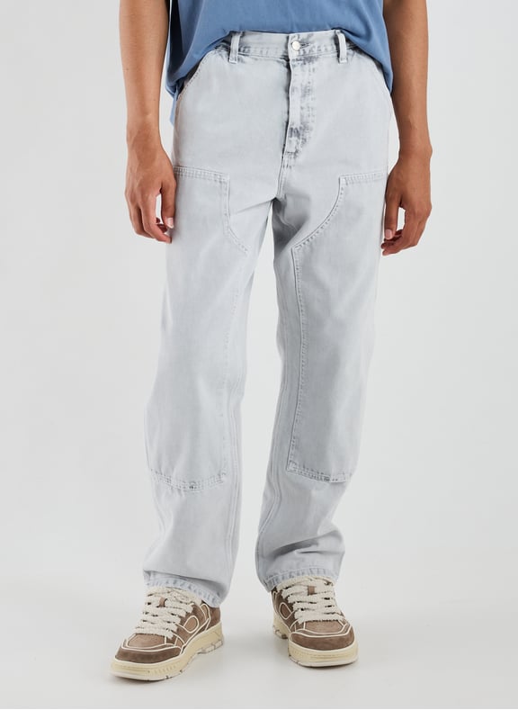 Cargo Double Knee Jeans Blue by CARHARTT WIP CARHARTT WIP Cargo Double Knee Jeans Blue