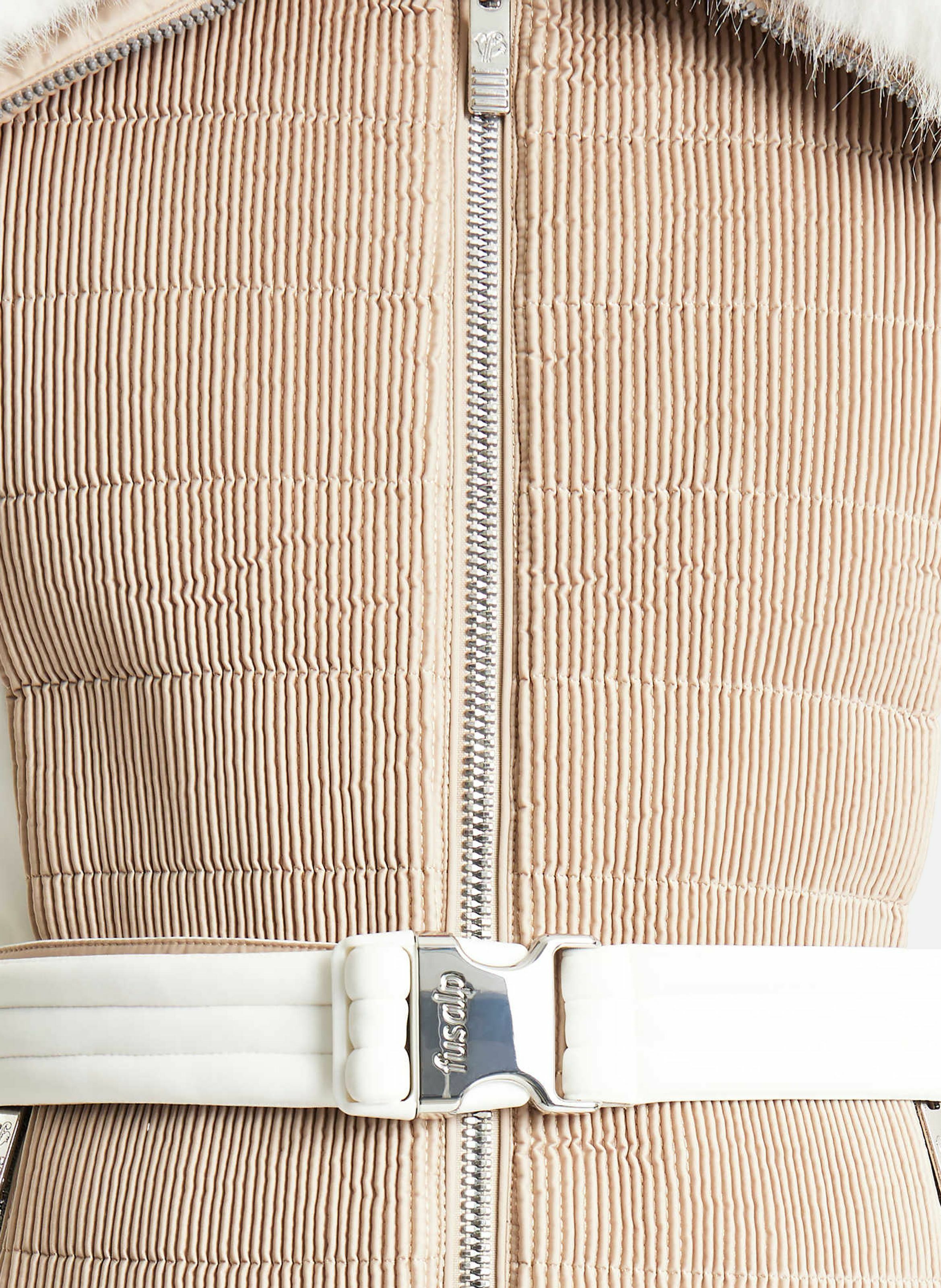 Veste de ski gitu col tailleur coupe regular FUSALP Blanc