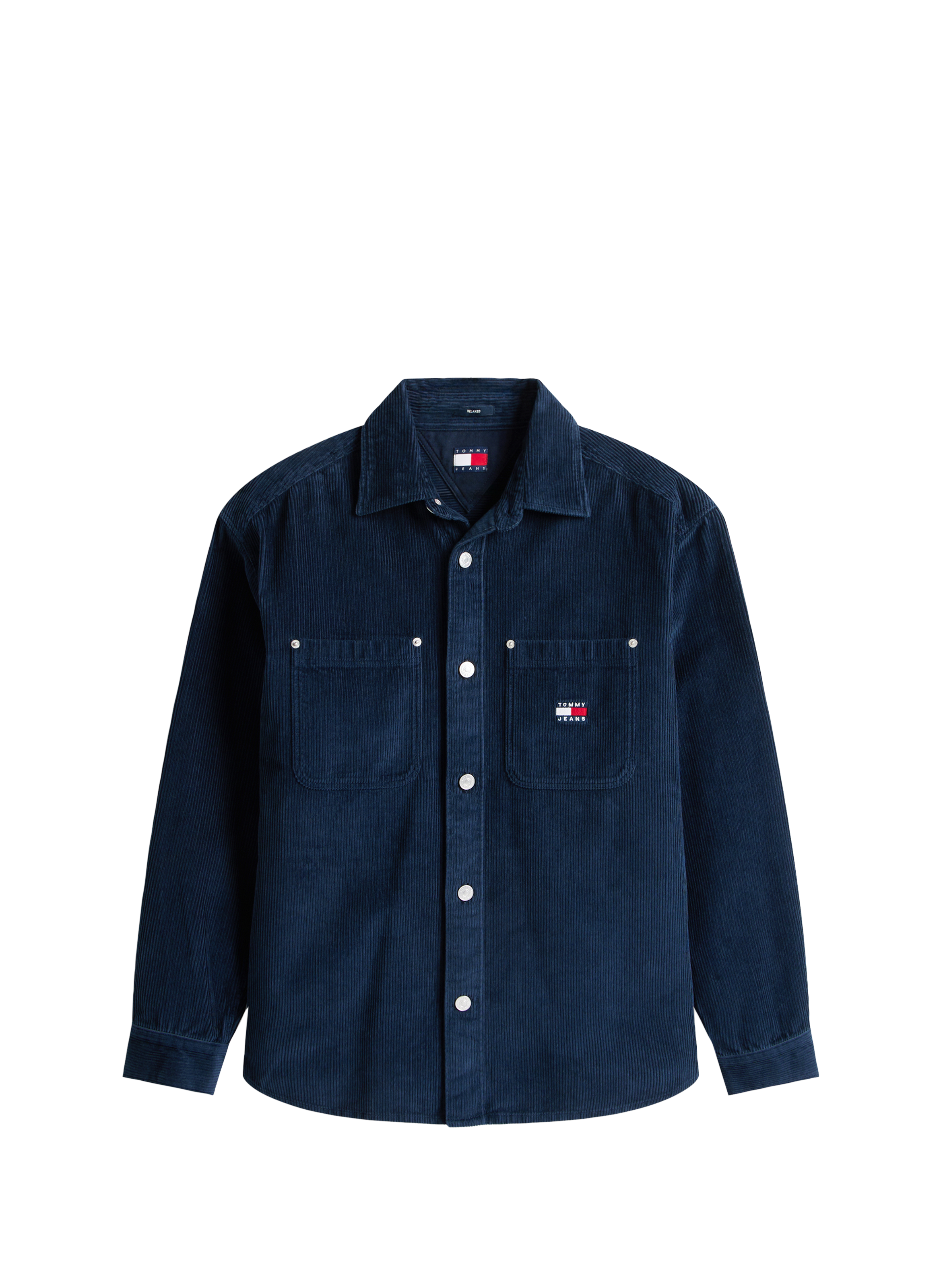 TOMMY HILFIGER Cotton corduroy shirt Blue