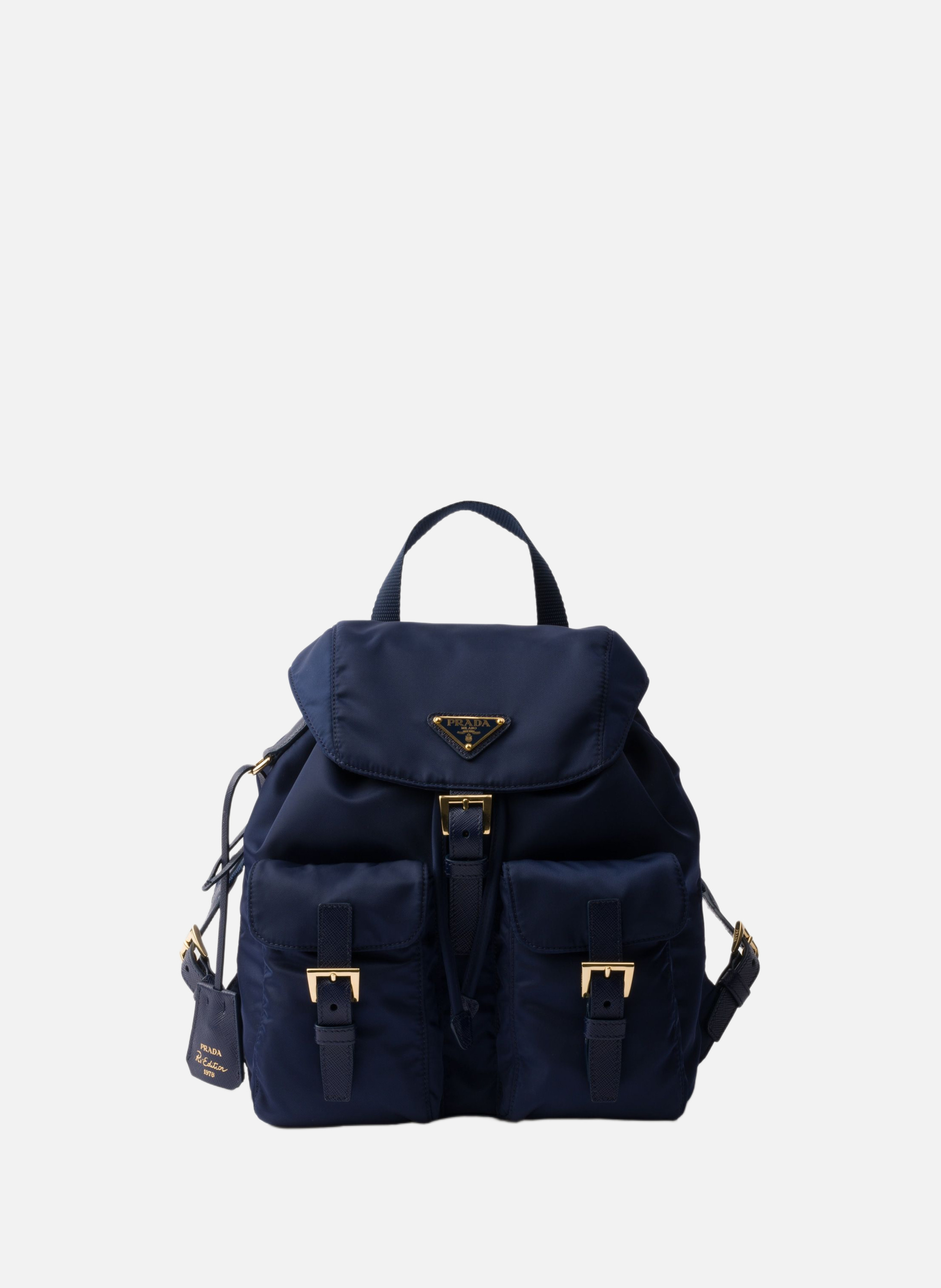 Petit sac à dos prada re-edition 1978 en re-nylon PRADA Bleu