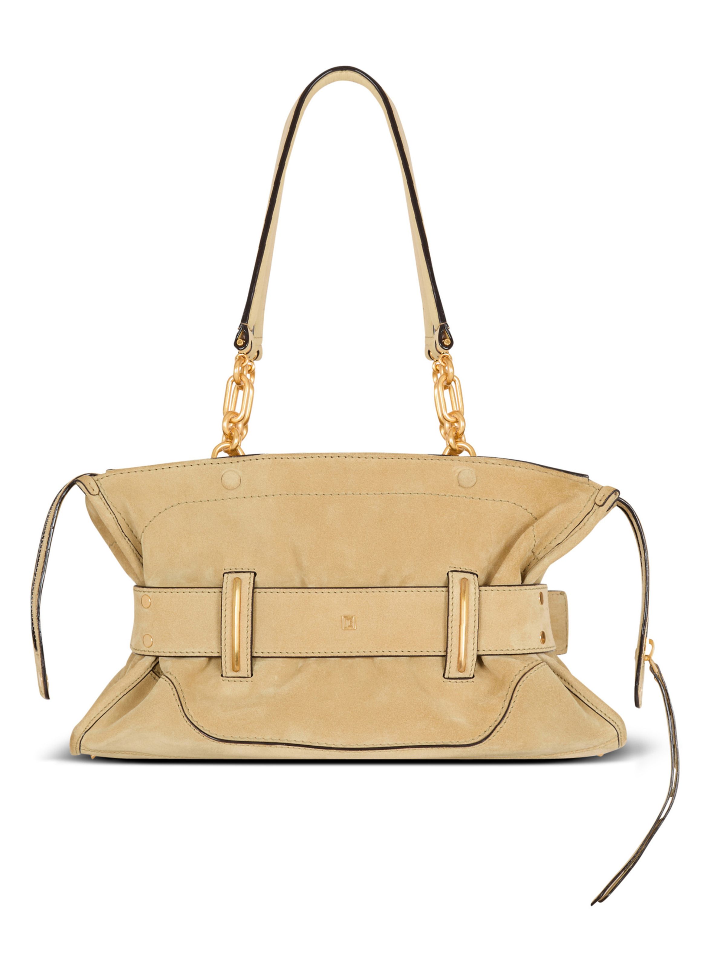 Sac anthem en daim Beige