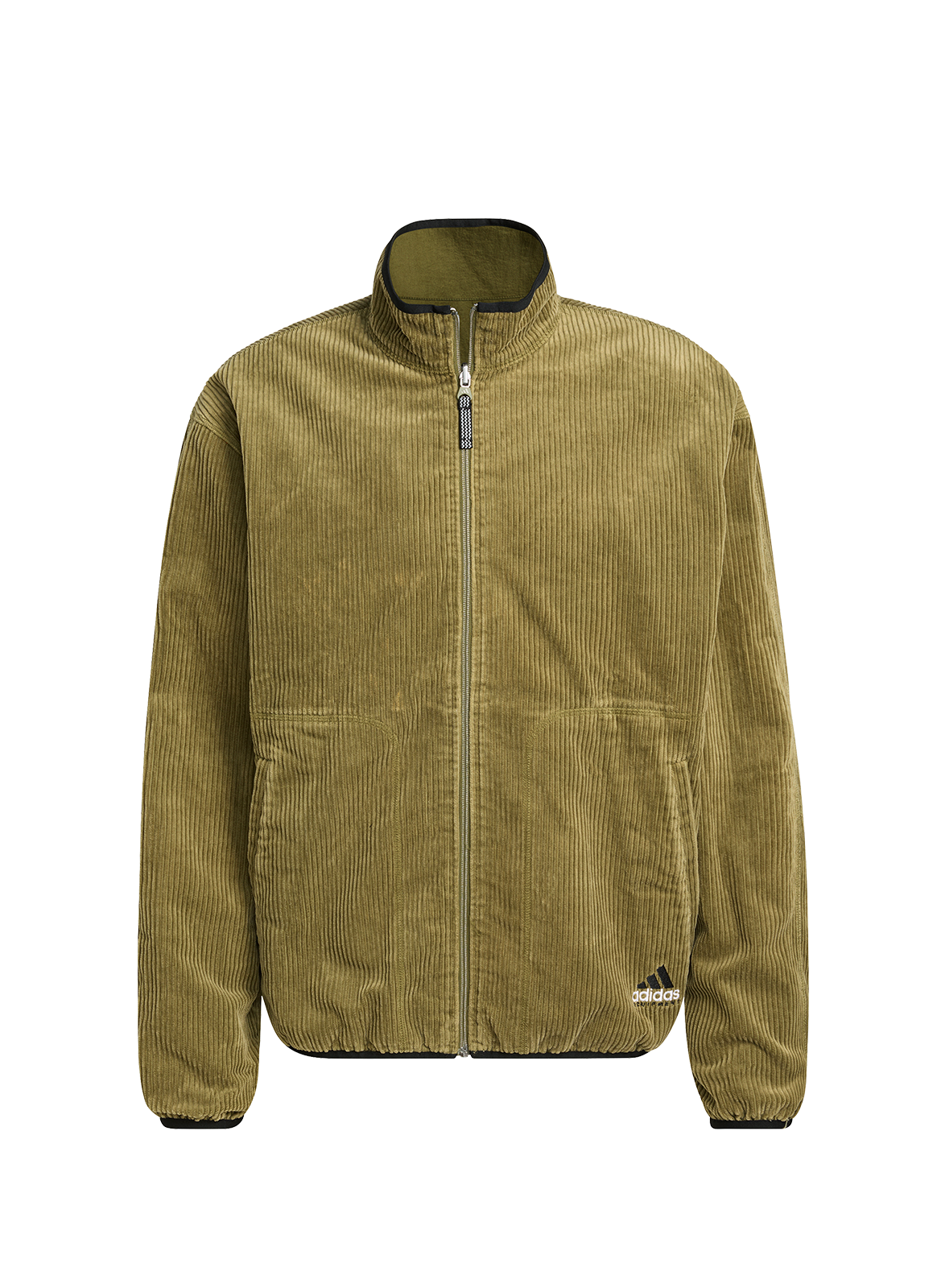 Oversized reversible jacket with high collar ADIDAS Green