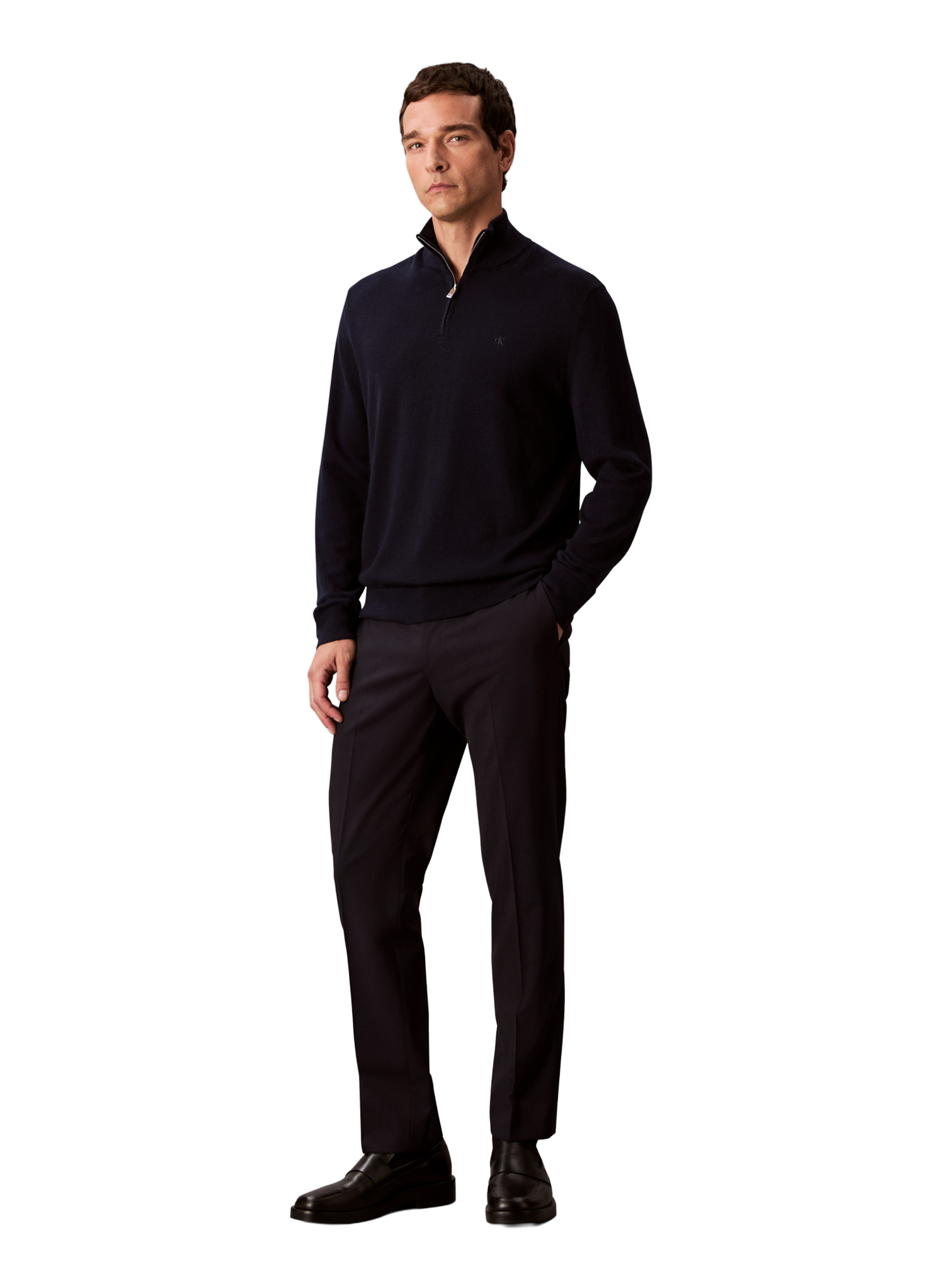 Roll-neck wool Jumper  CALVIN KLEIN Blue