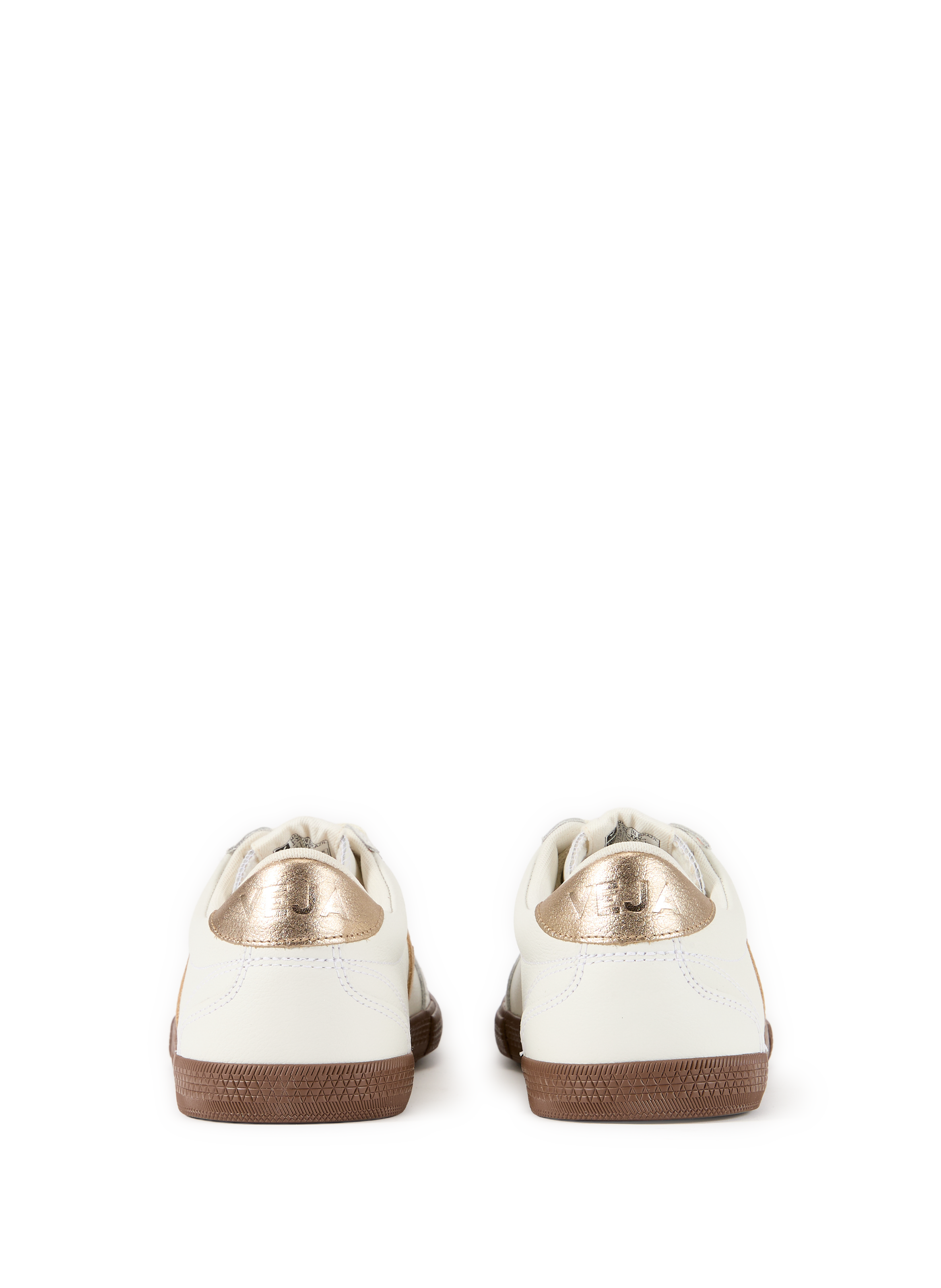 Sneakers Volley in grained leather VEJA White