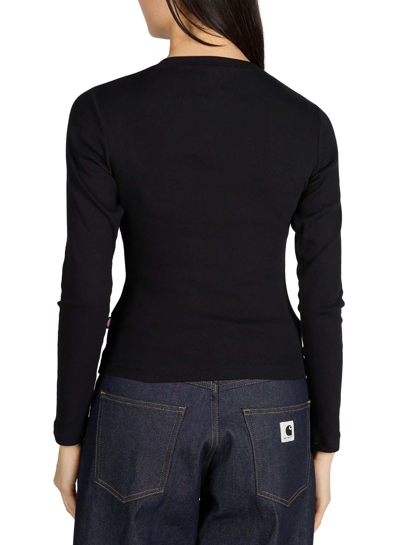 <p>T-shirt Long Sleeve Gladeville in mixed cotton</p> DICKIES Black
