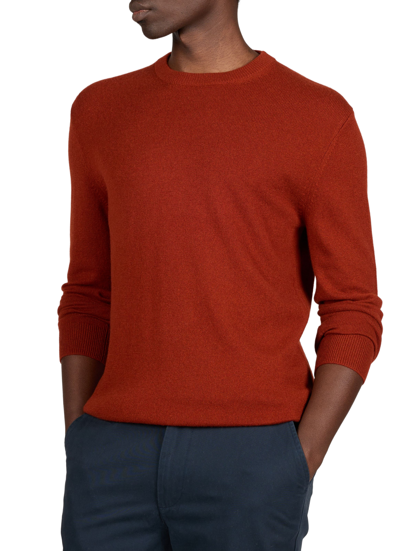  Cashmere round-neck jumper AU PRINTEMPS PARIS Brown