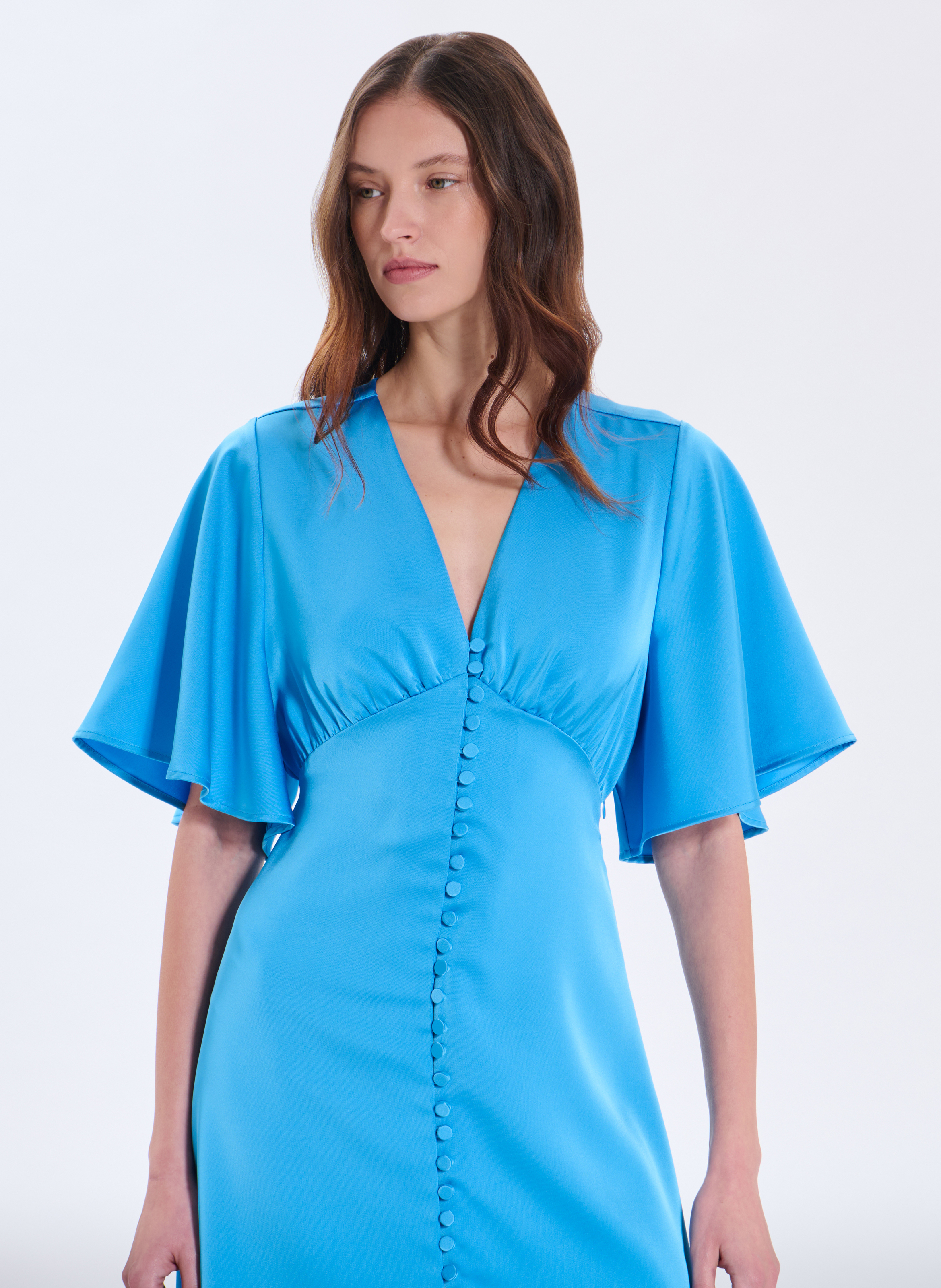 Robe  romilie ZAPA Bleu