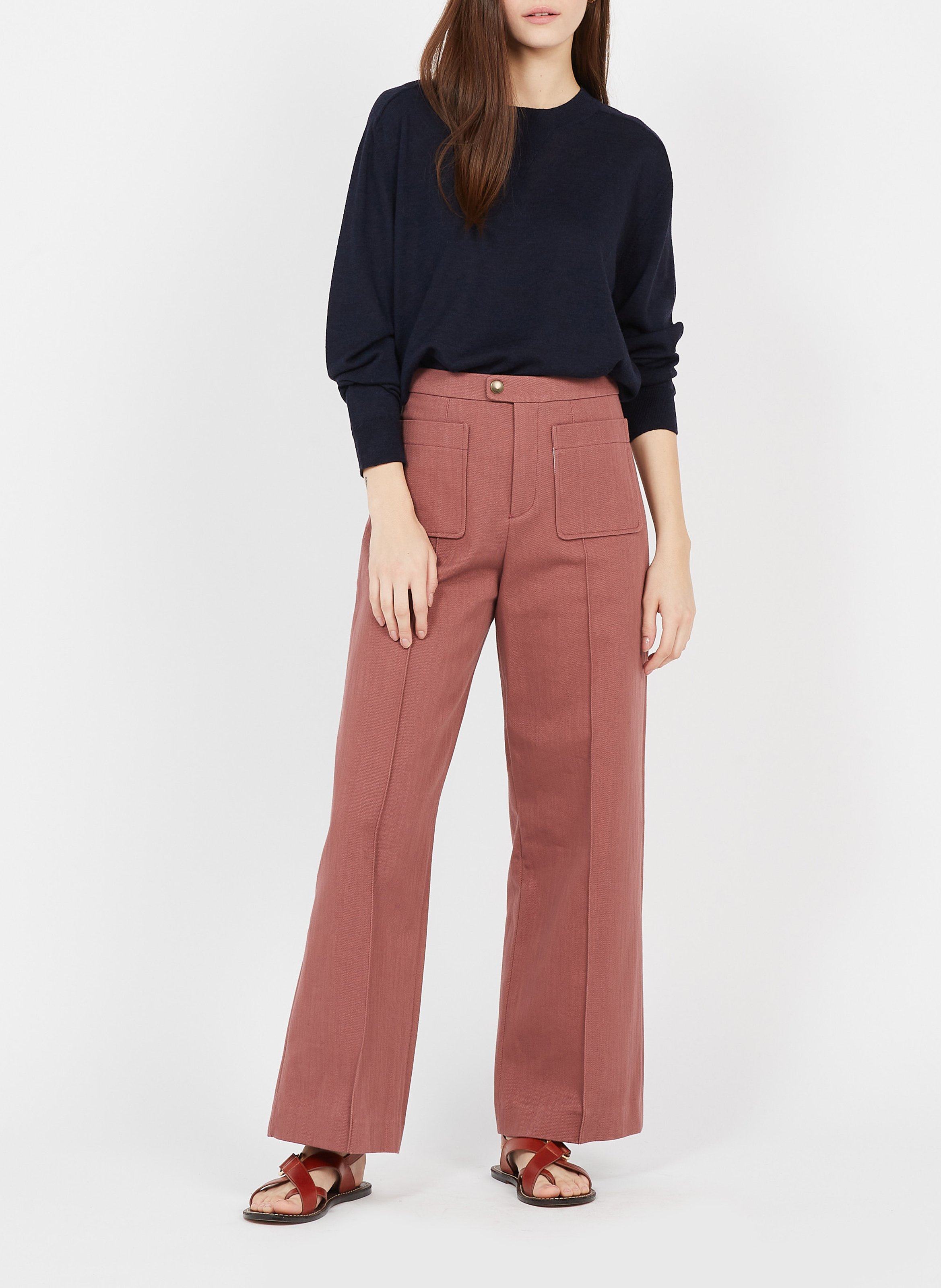 Pull en laine bleu pio SOEUR Bleu