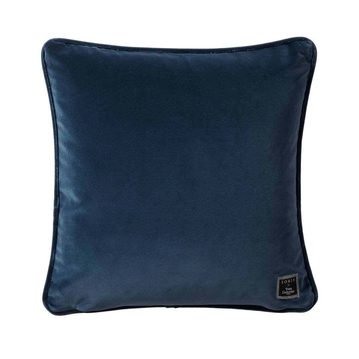 Housse de coussin en velours, divan YVES DELORME Bleu