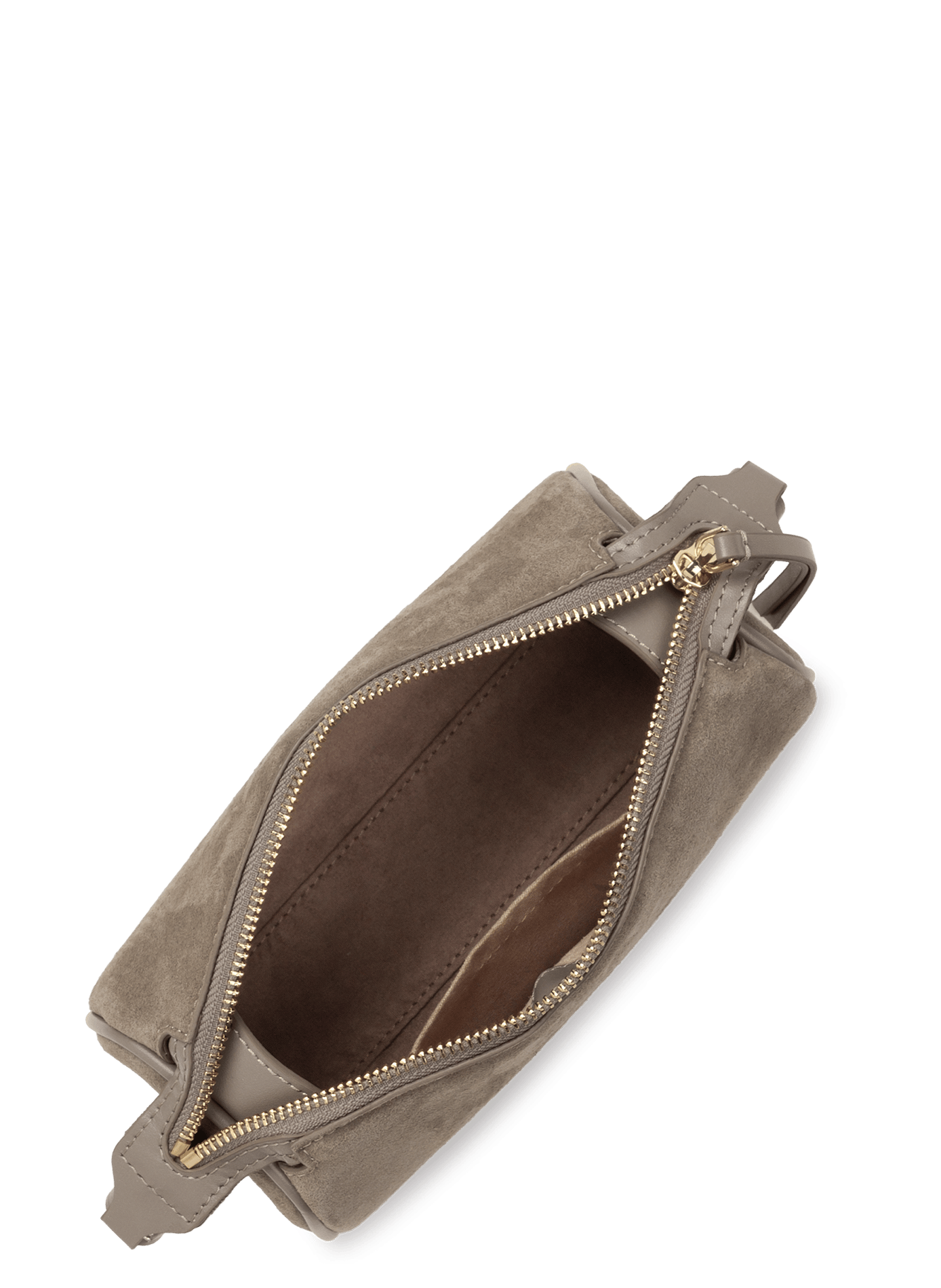 Petit sac rectangle - suède | Gris LANCASTER Femme