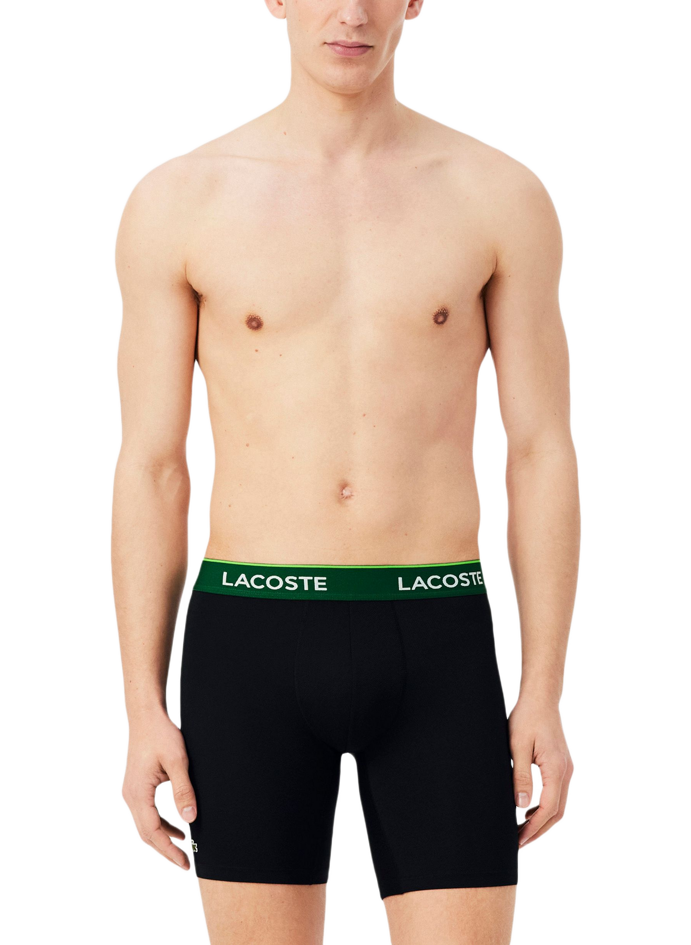 Set of three boxers LACOSTE Black