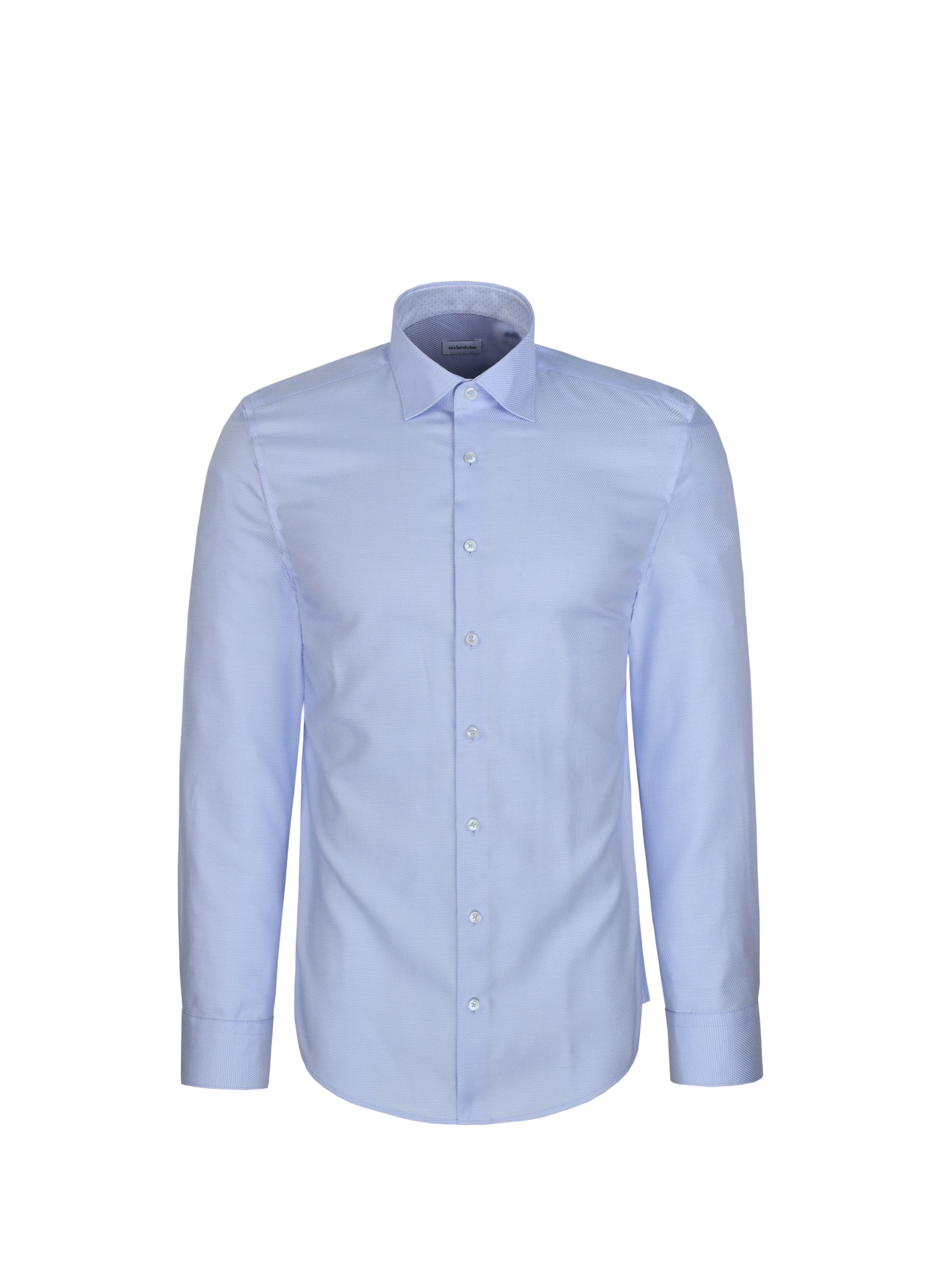 Straight classic collar shirt in cotton SEIDENSTICKER Blue