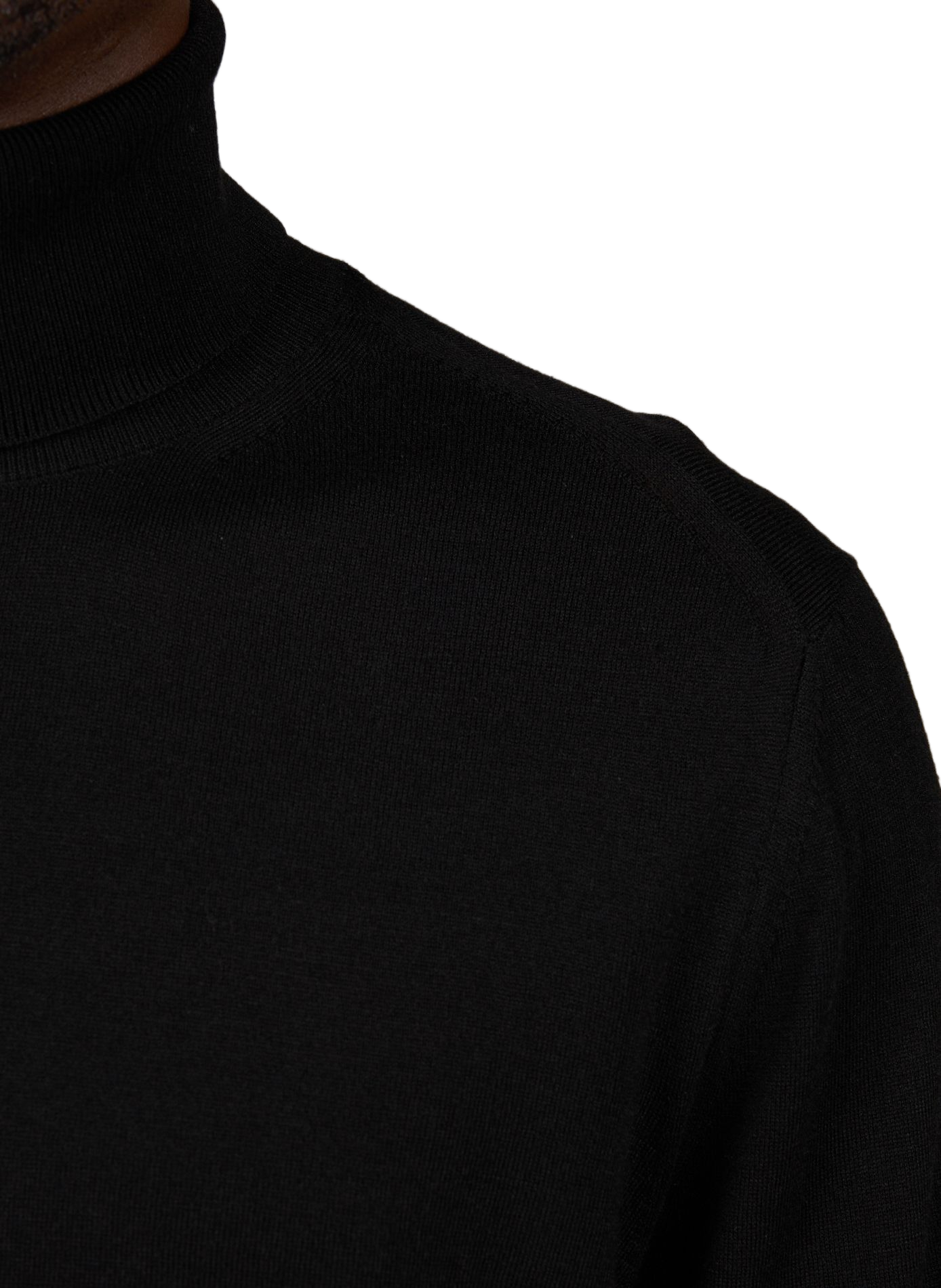 Coltrui in effen gebreide stof ARMANI EXCHANGE Zwart