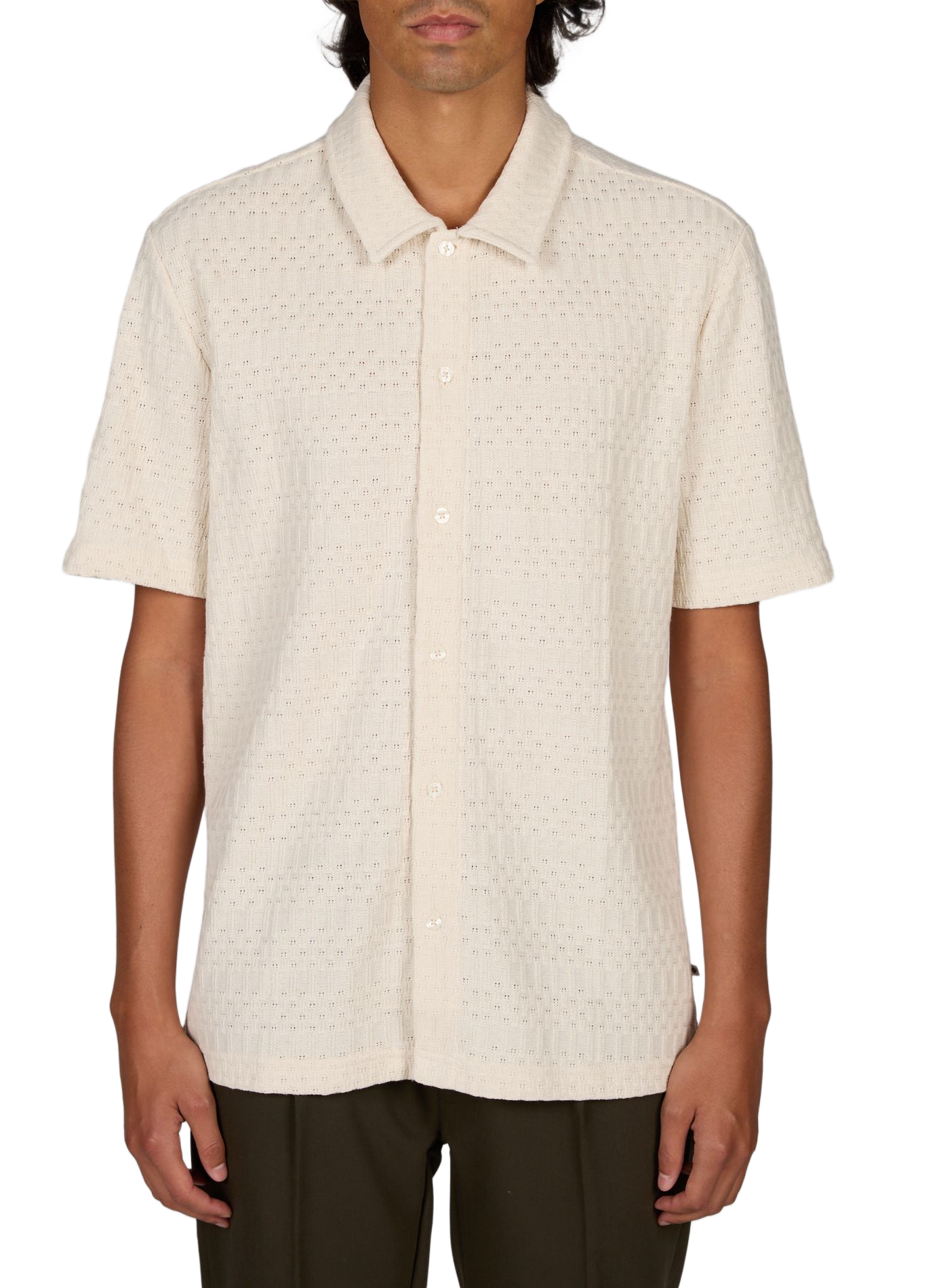 Gestreiftes Baumwollmischungs-Shirt SAMSOE SAMSOE Beige