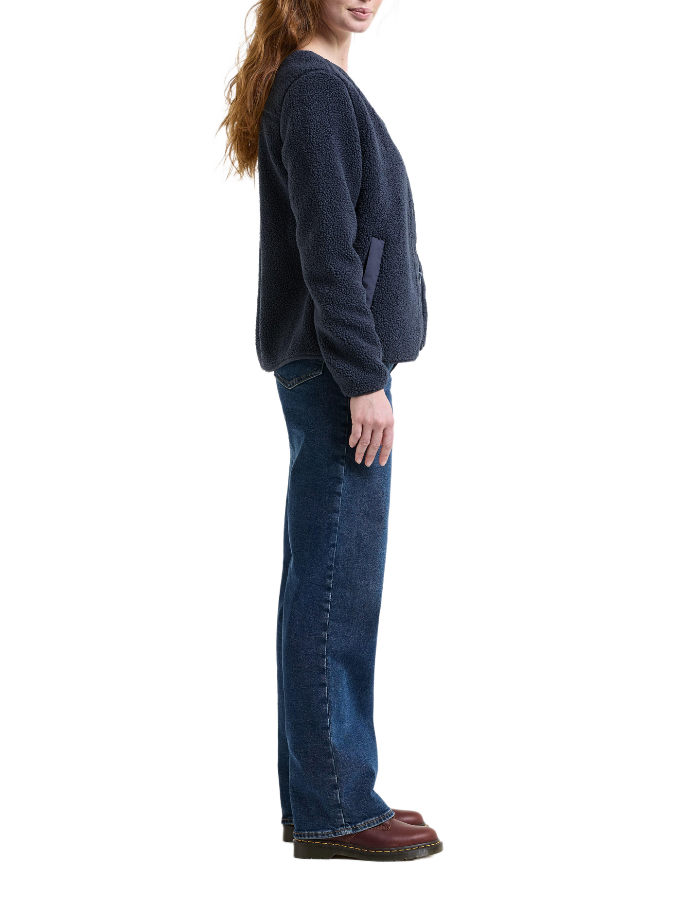 SELMA jacket in soft fleece DIDRIKSONS Blue