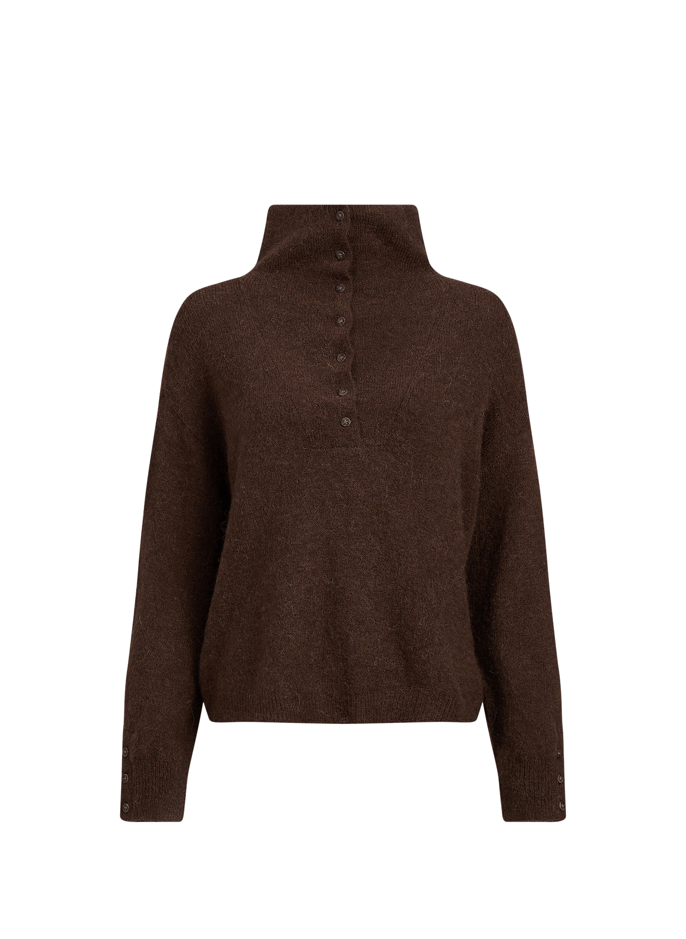 Pull Bondie Hope oversize col montant MSCH Marron