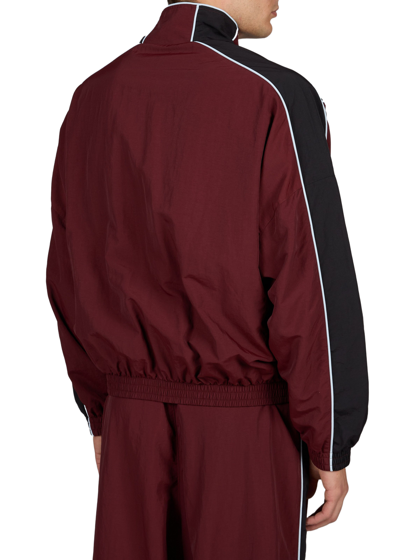 Straight jacket with high collar | Red WILLY CHAVARRIA Men