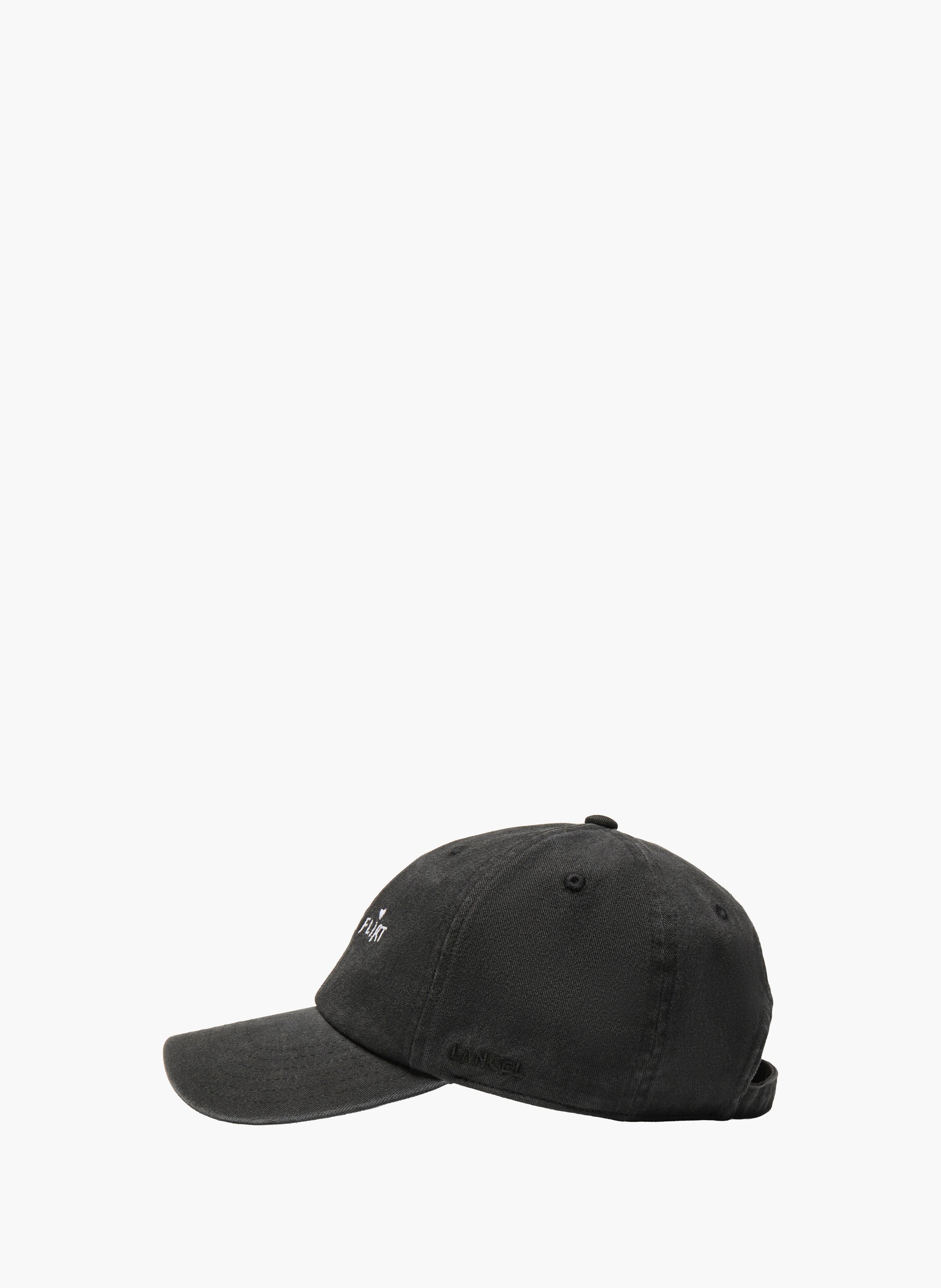 Petite capsulehoed van Lancel 150y in katoen. LANCEL Zwart