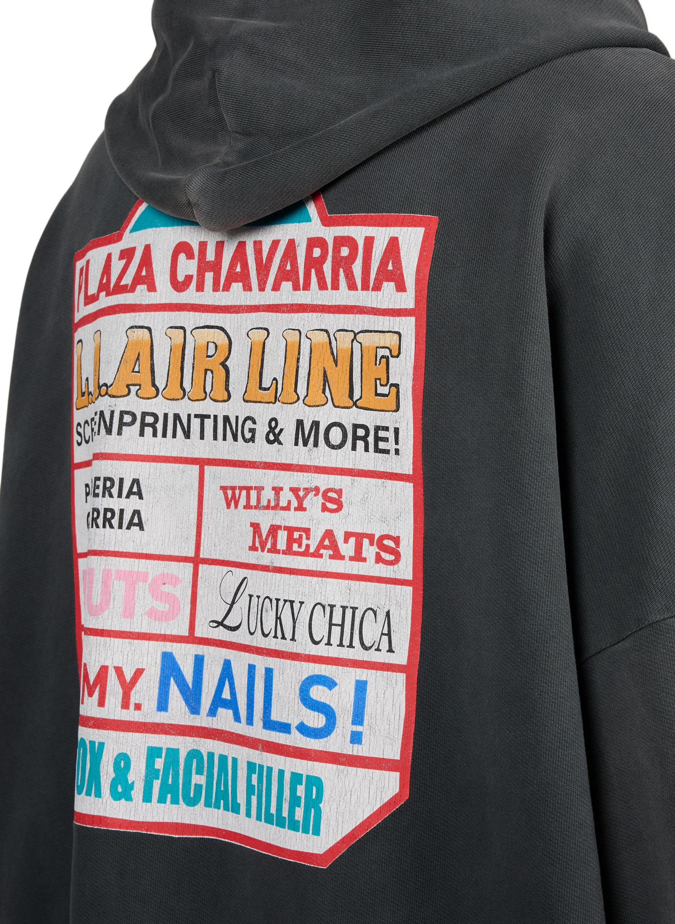 Cotton hooded sweatshirt WILLY CHAVARRIA Grey