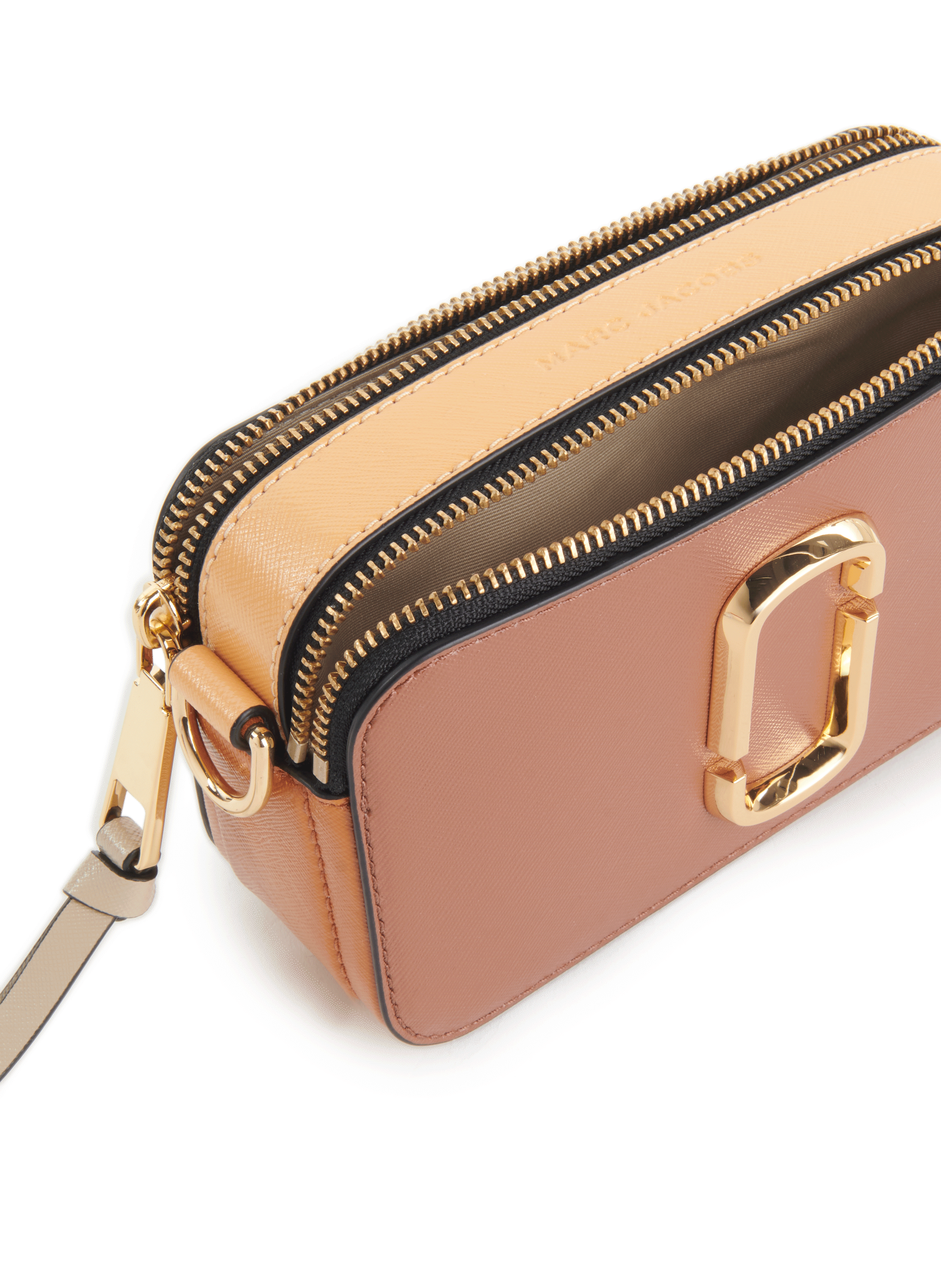 Snapshot leather bag MARC JACOBS Brown