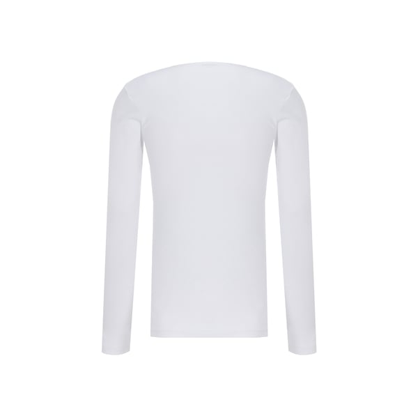 Polo manches longues en coton