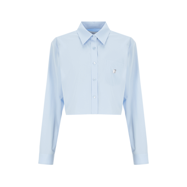 Givenchy Cotton Shirt In Blue