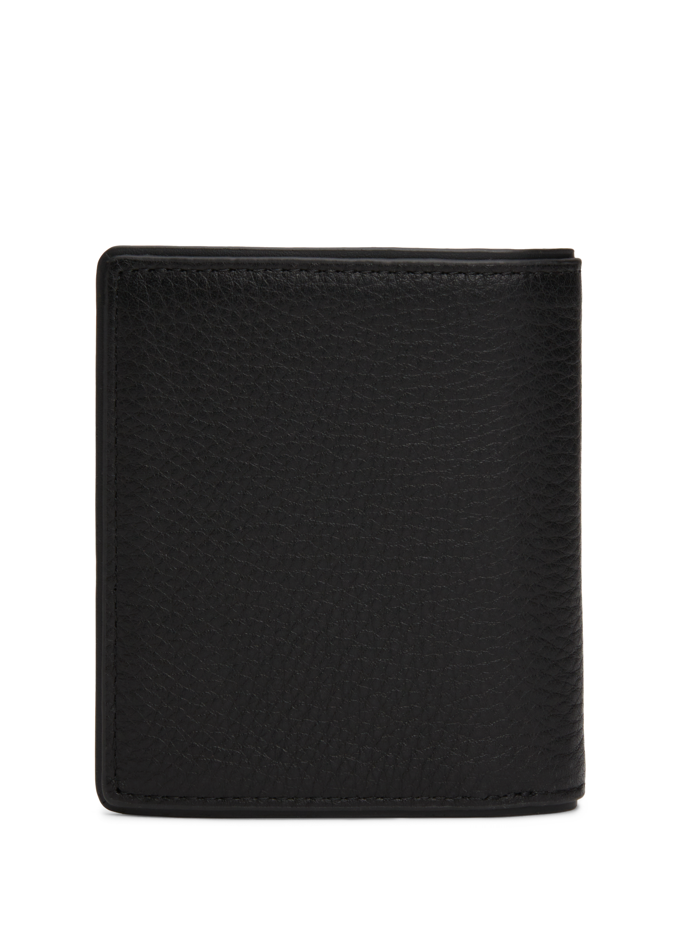 Grained leather wallet TOMMY HILFIGER Black