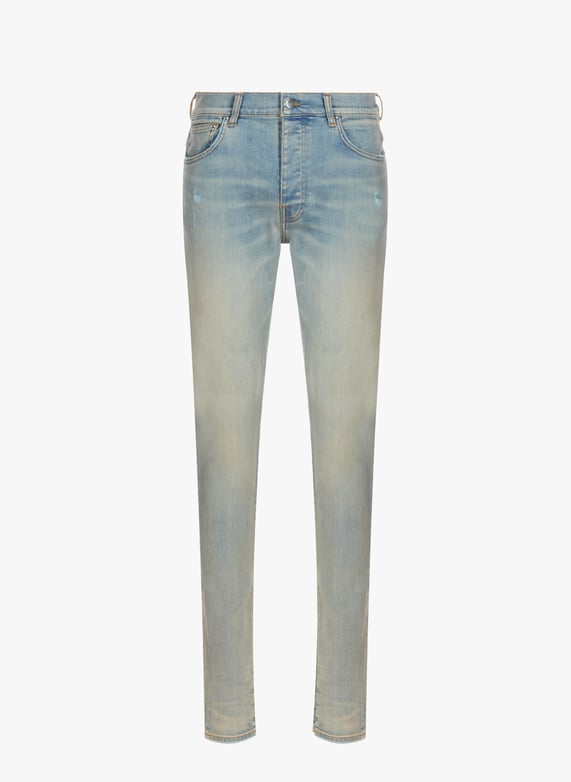 Amiri Blue slim jeans Men Printemps
