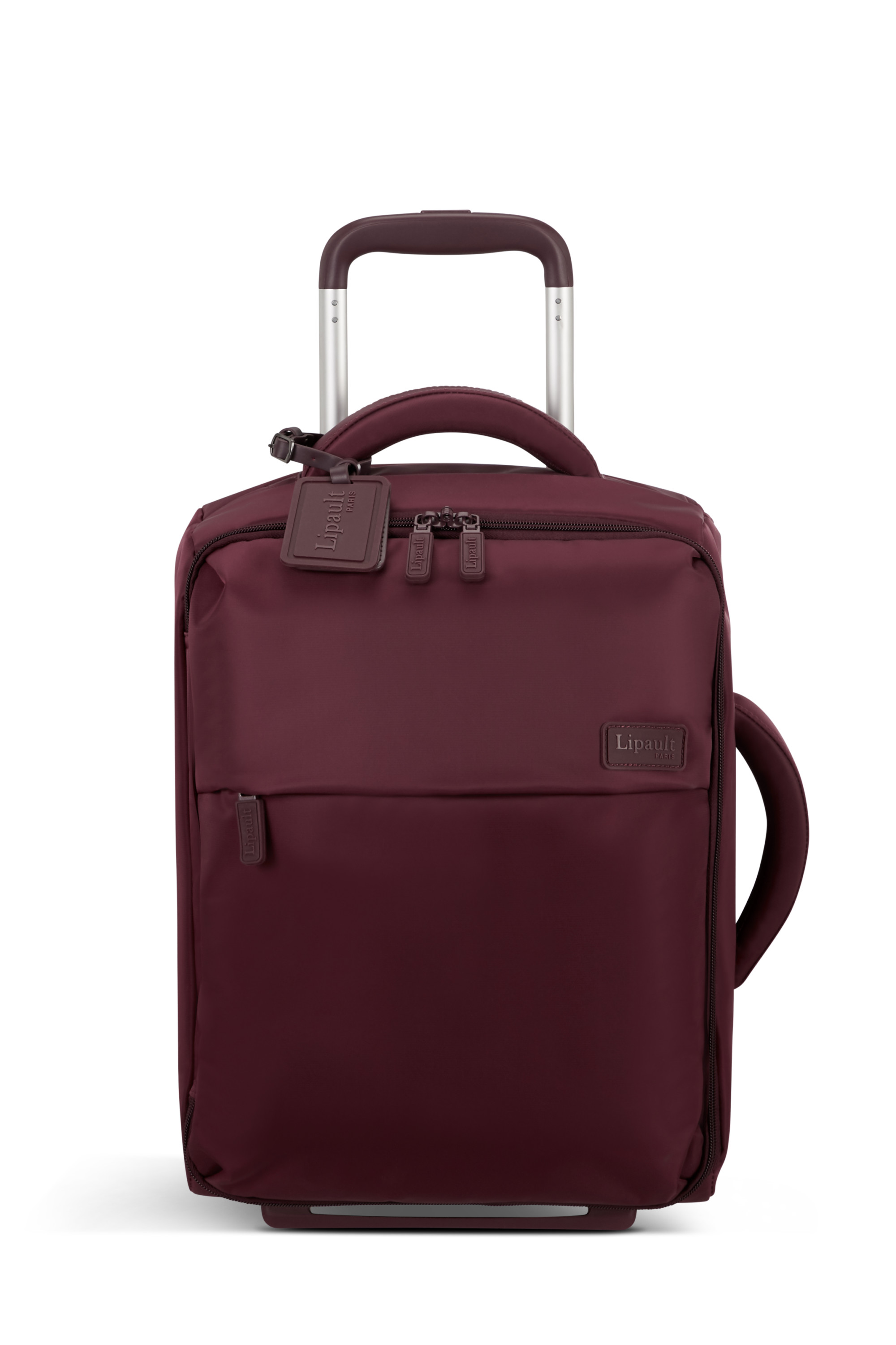 Foldable plume valise 2 roues taille s LIPAULT PARIS Rouge
