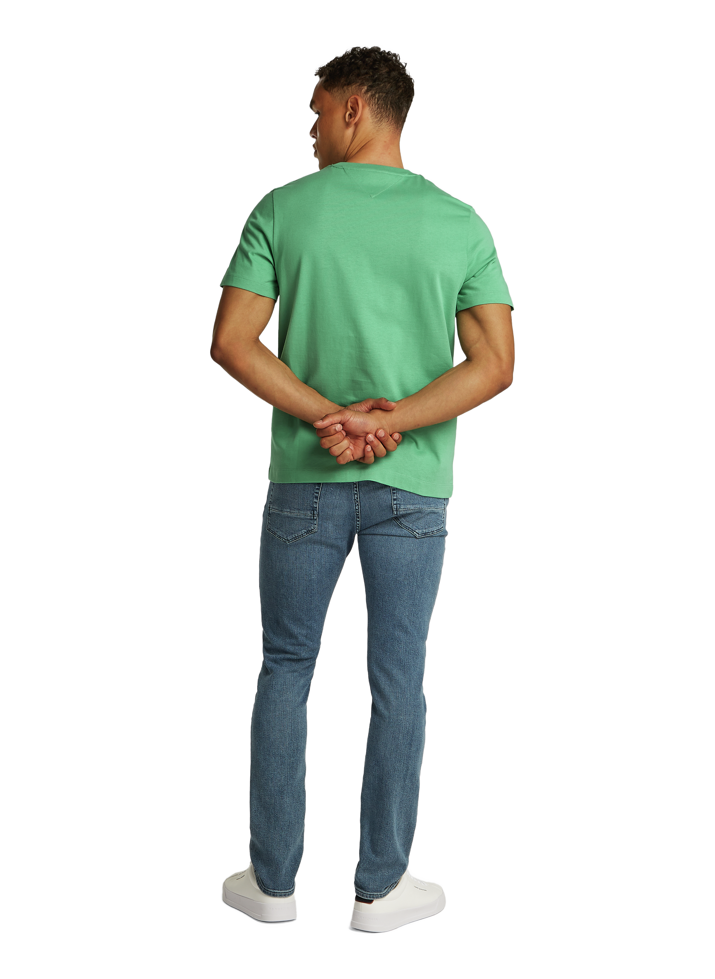 Cotton T-shirt TOMMY HILFIGER Green