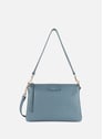 Large clutch - Dune | Blue by LANCASTER LANCASTER Large clutch - Dune | Blue