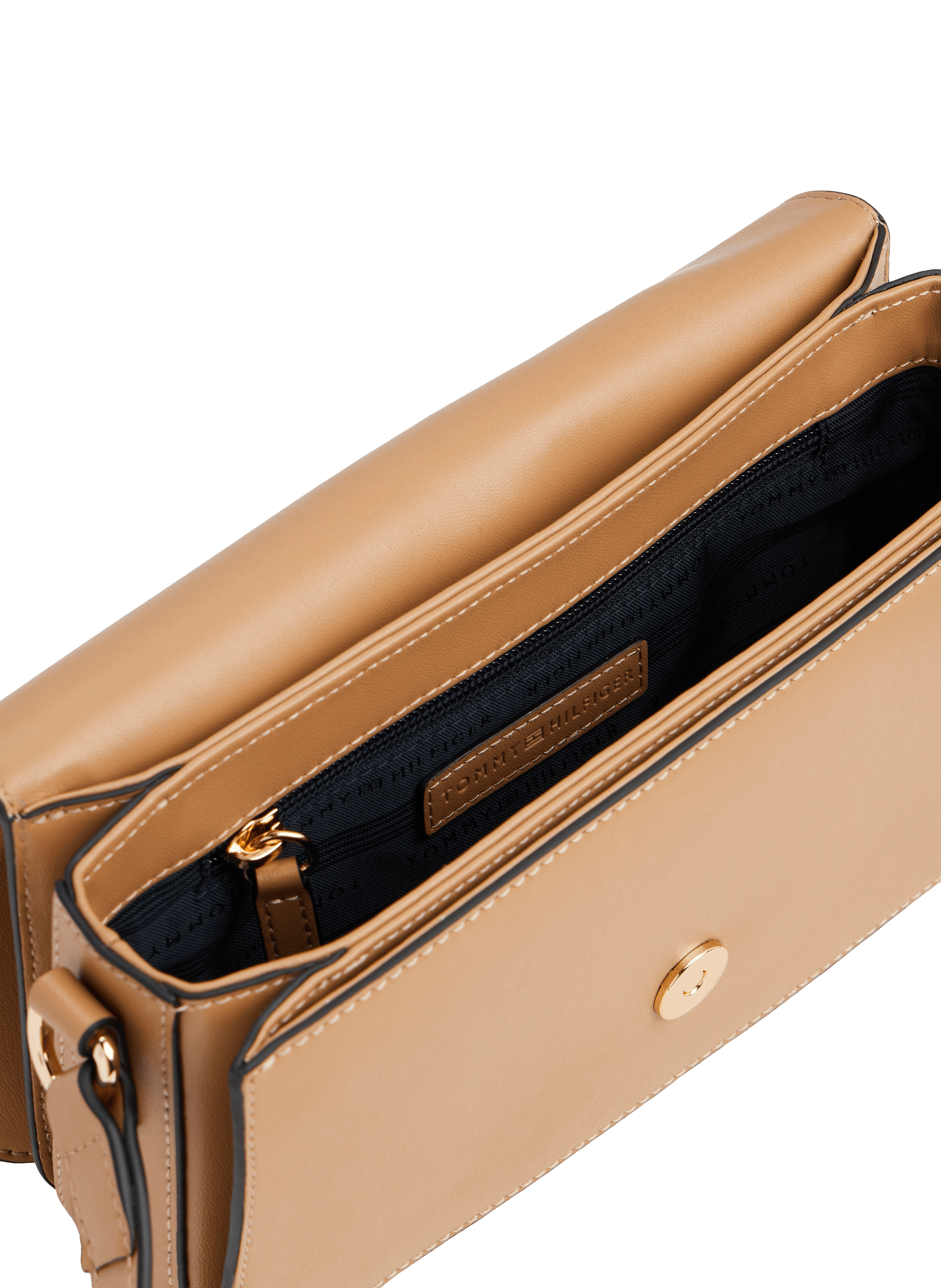 Flap shoulder bag TOMMY HILFIGER Brown