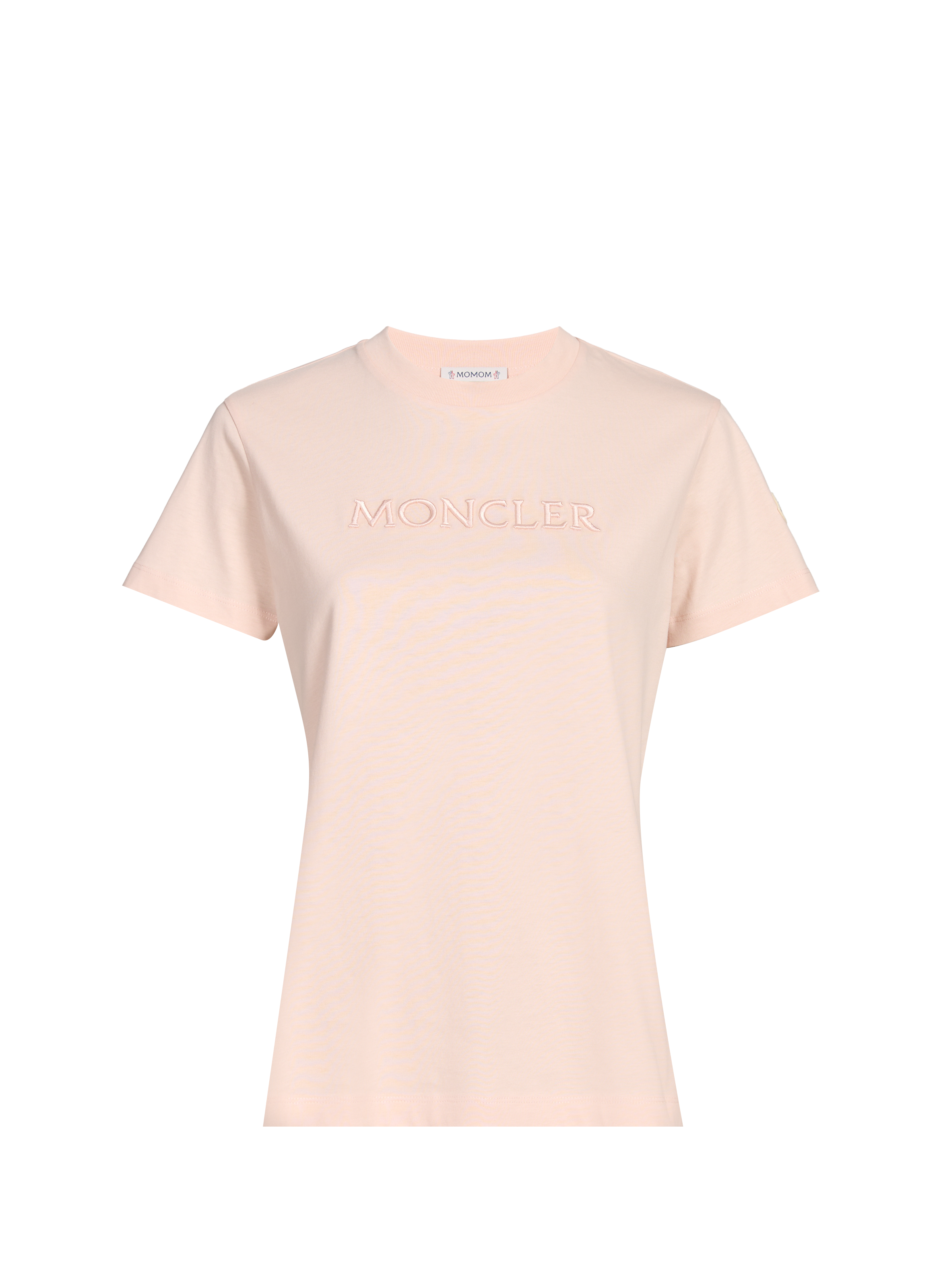 Cotton Logo T-shirt MONCLER Pink