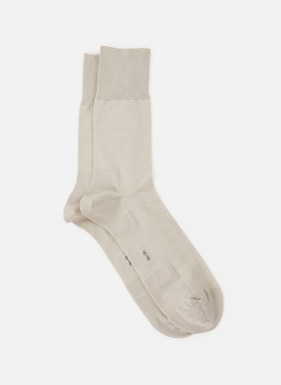 Chausettes fines en lyocell et laine Beige by FALKE FALKE Chausettes fines en lyocell et laine Beige